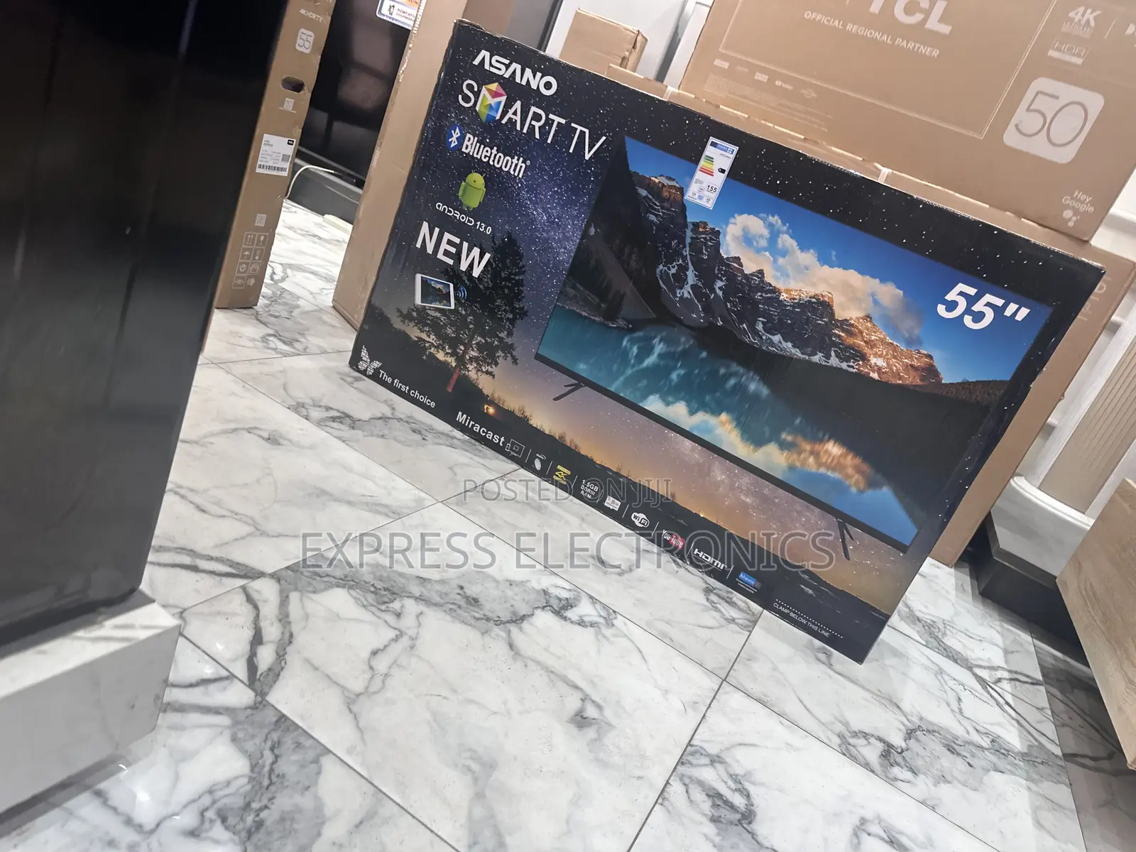 High Quality Uhd Smart Android Asano 55”