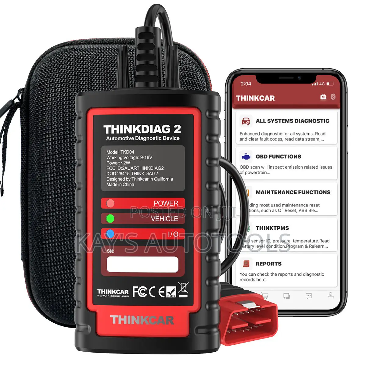 Thinkcar Thinkdiag2 Advanced Car Diagnostics Tool
