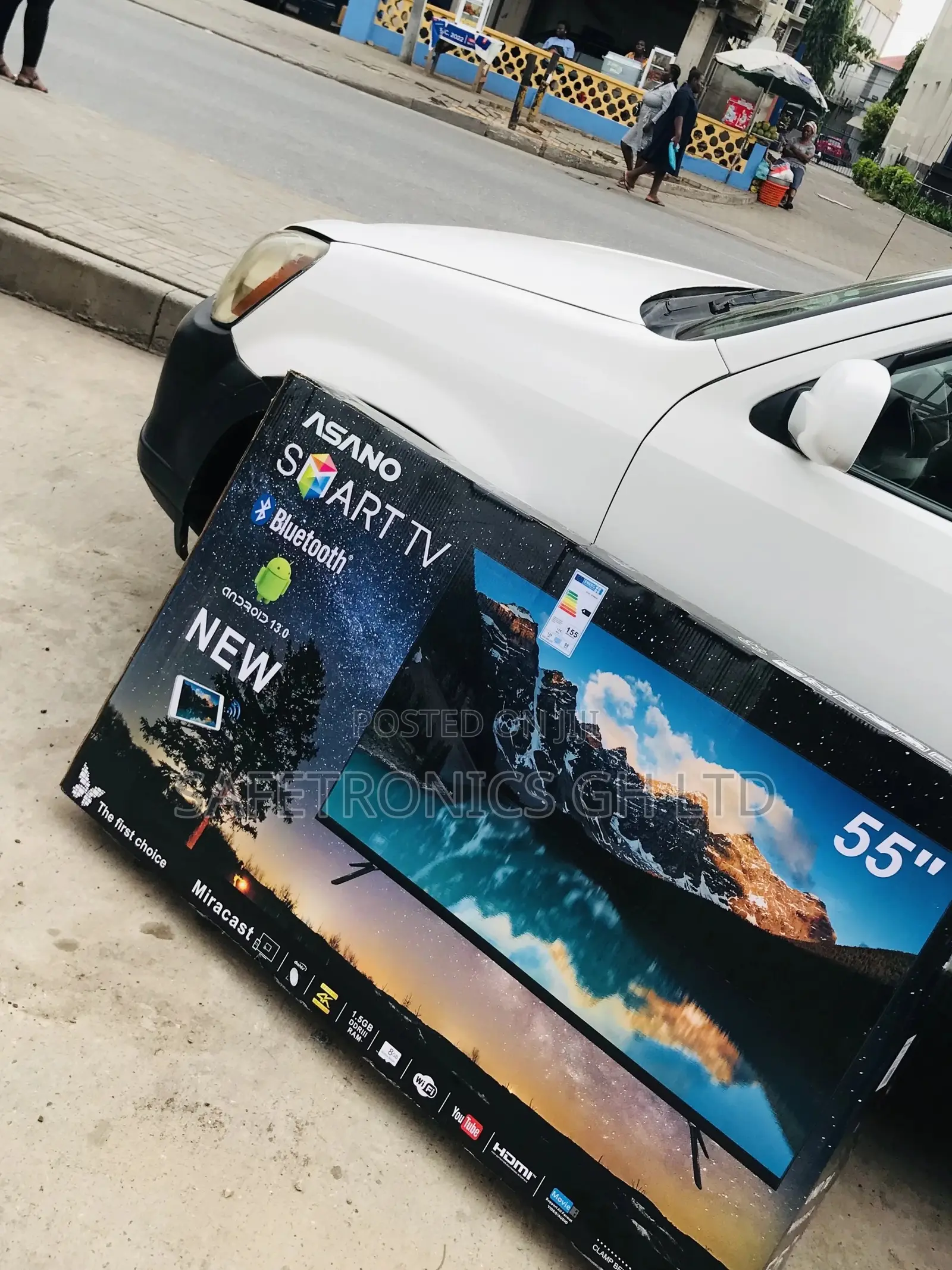 Asano Smart 55 Inches Glossy Led Electric Tv