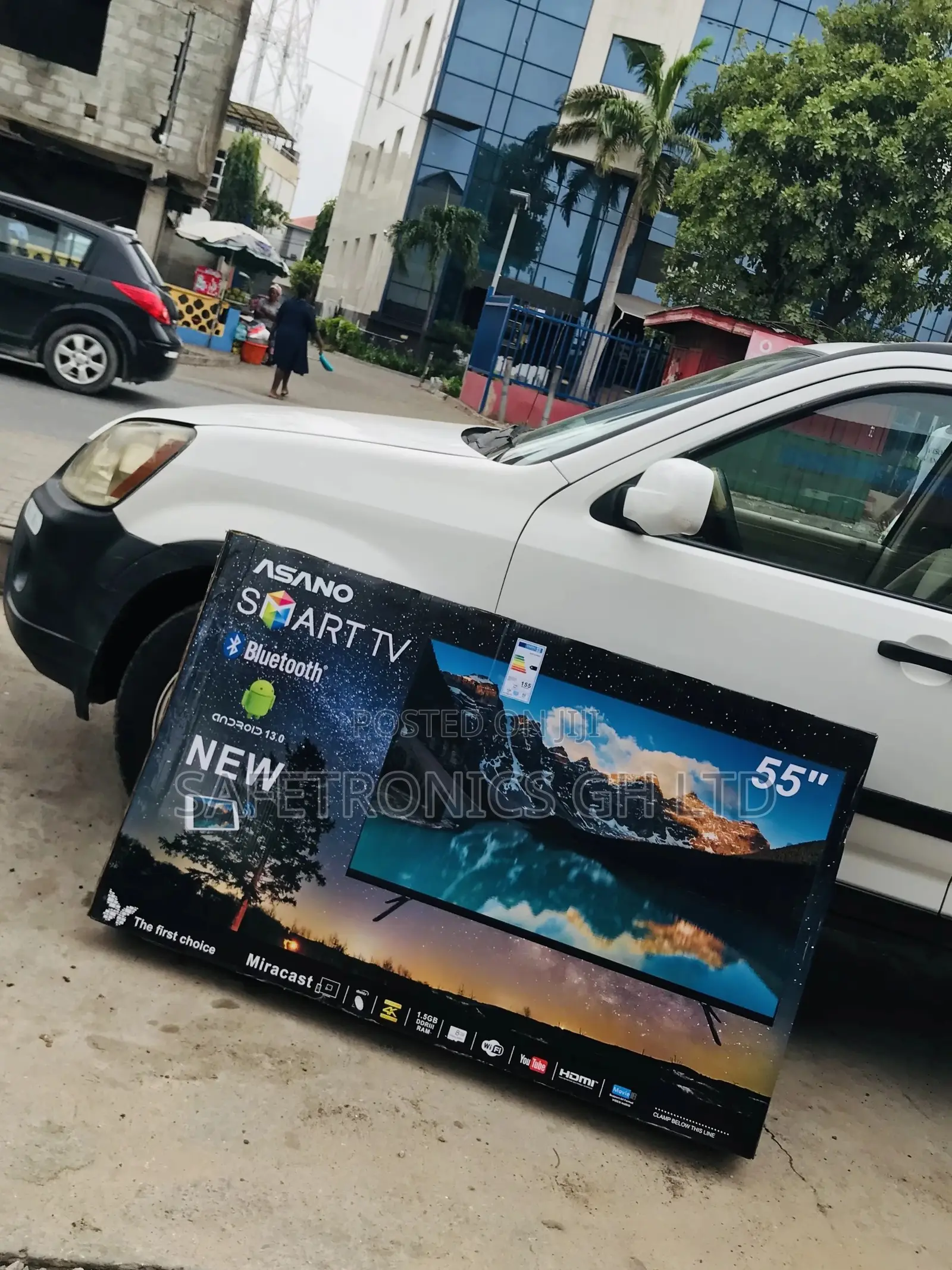 Asano Smart 55 Inches Glossy Led Electric Tv