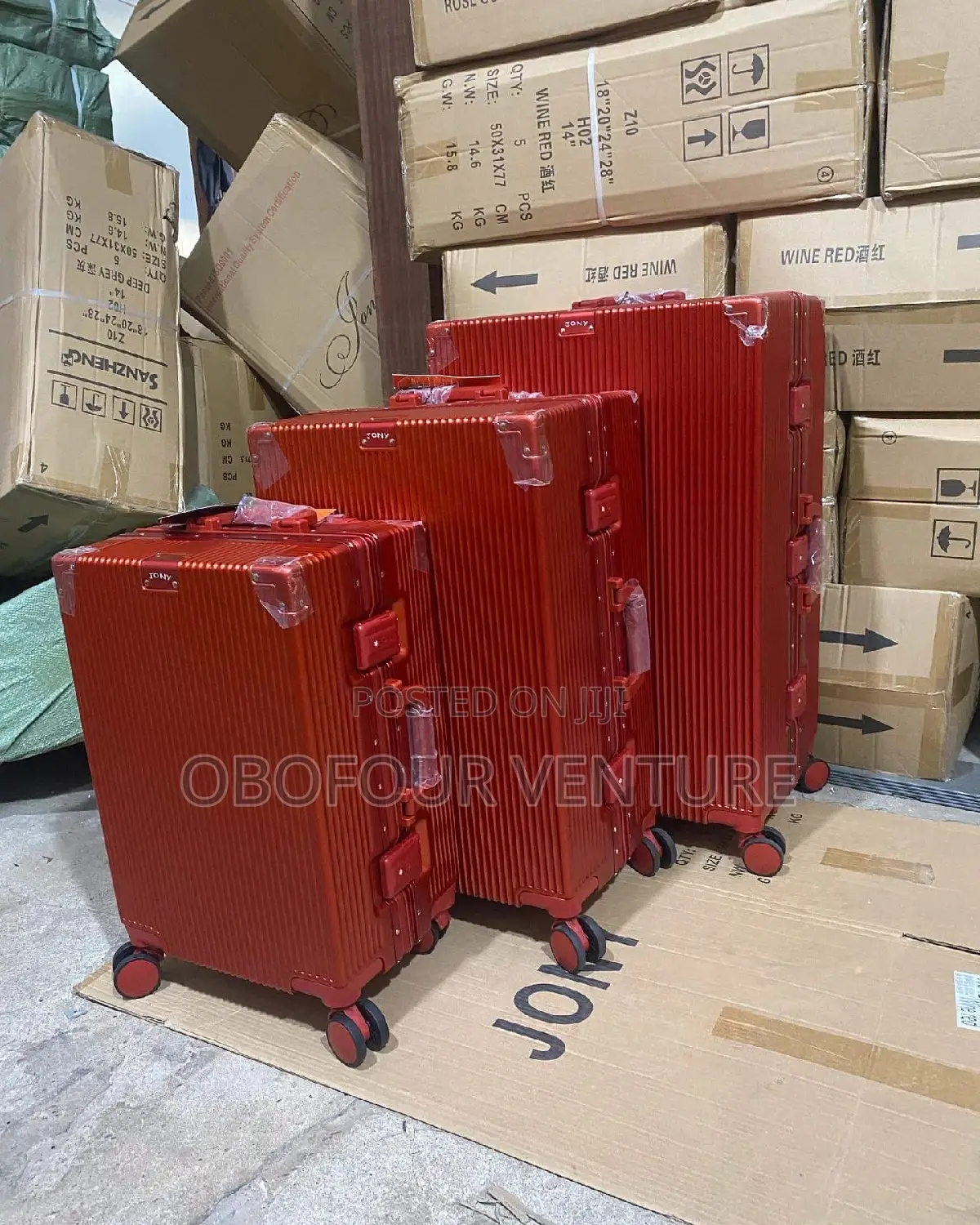 Engel- Grey Luxury Designer Polycarbonate Suitcase Set