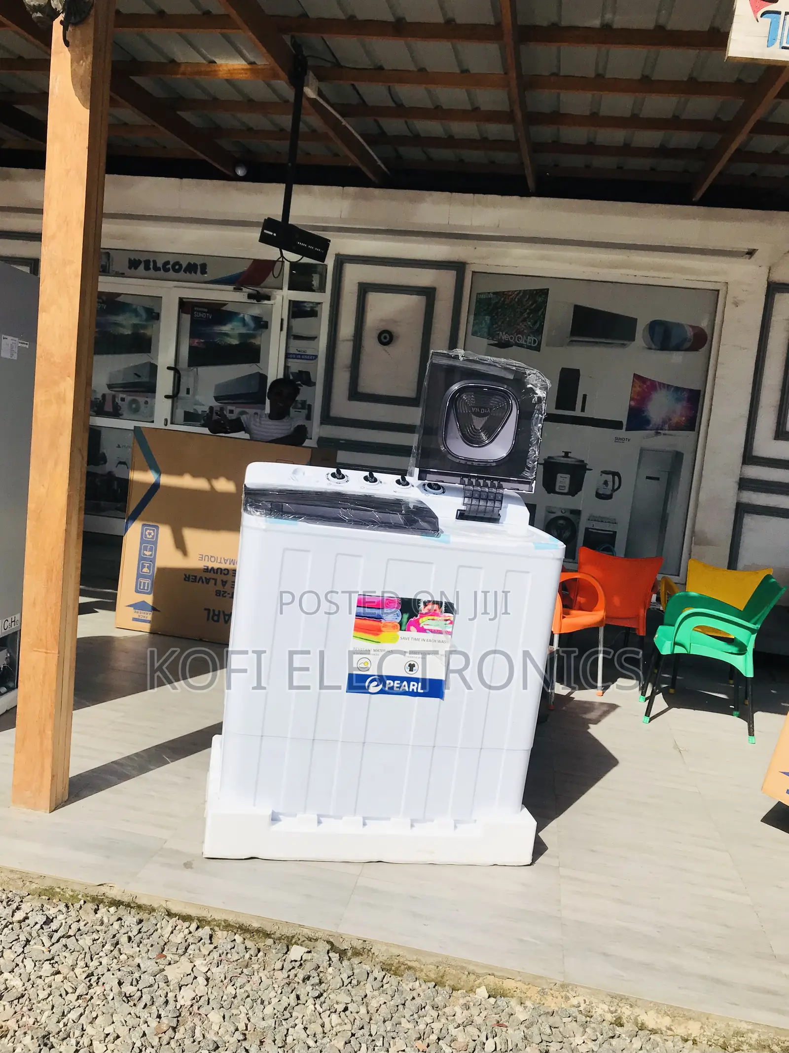 Big Capacity – 18kg Pearl Twin Tub Washing Machine Semi Auto