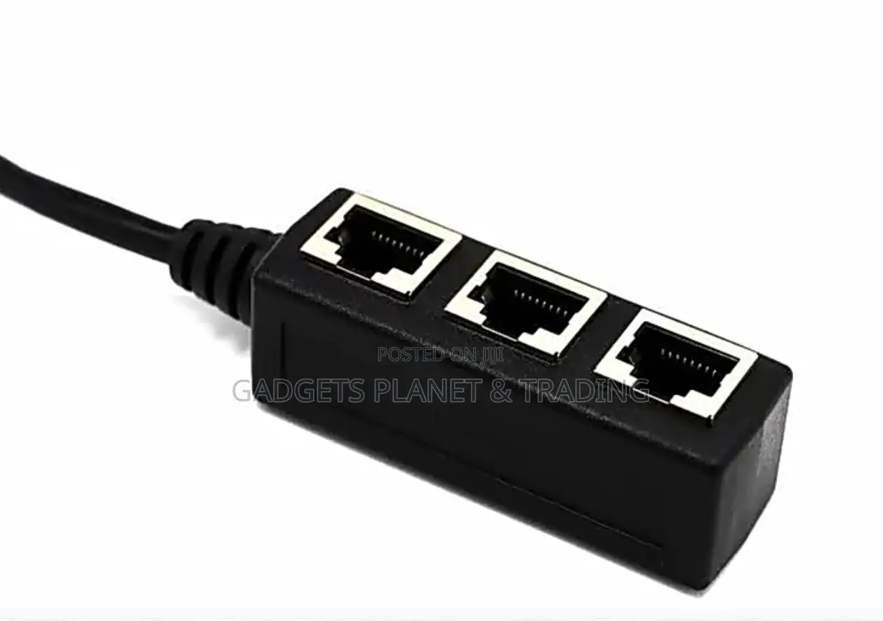 3 in 1 RJ45 Splitter LAN Ethernet Network RJ45 Connector
