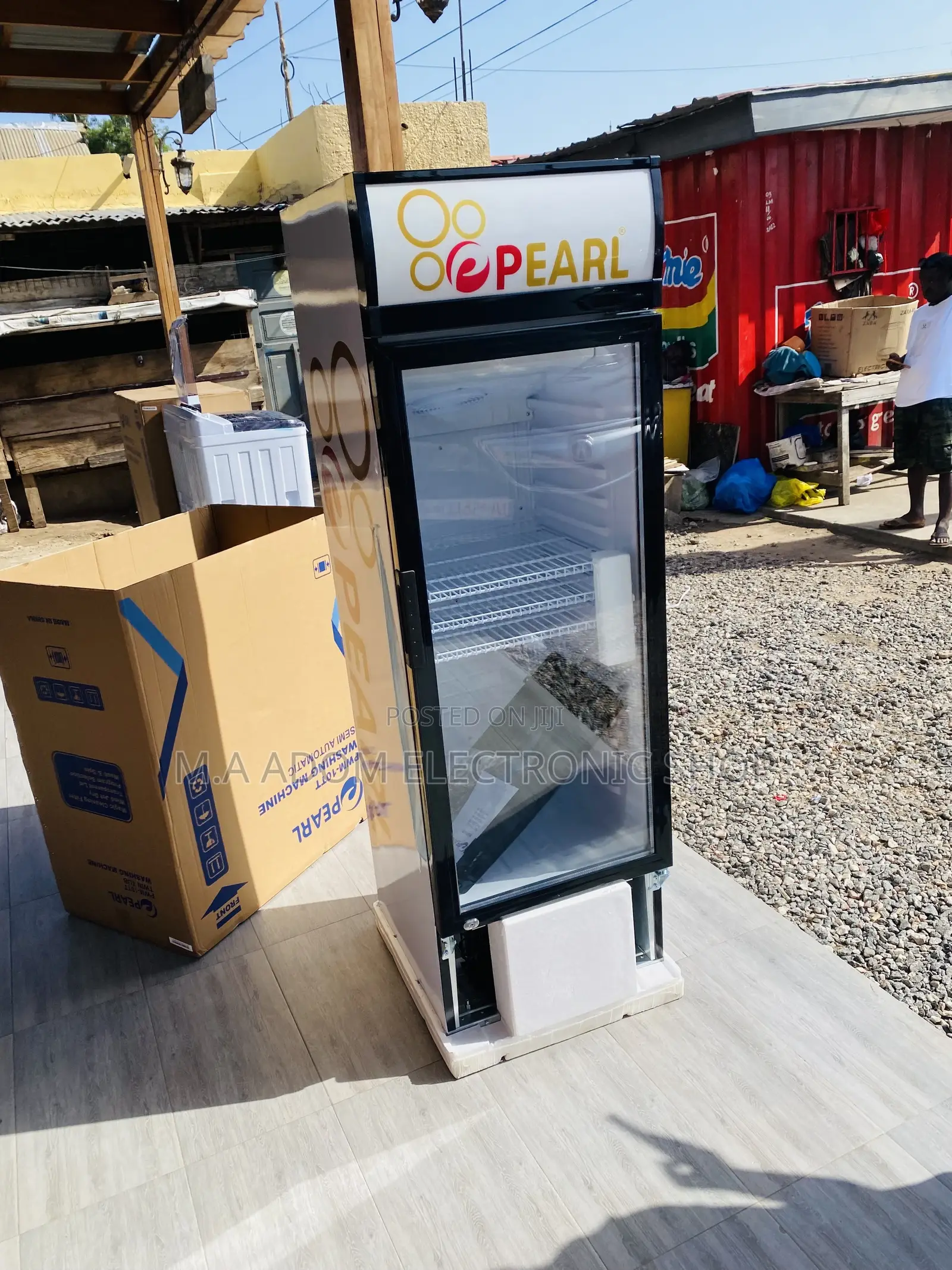 Brand New Pearl PVC-316 Single Door Display Fridge.