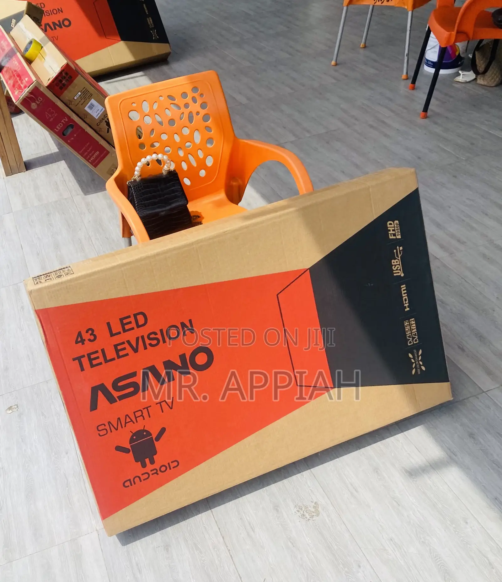 Shop Authentic Asano 43” Satellite Smart Electric Tv.