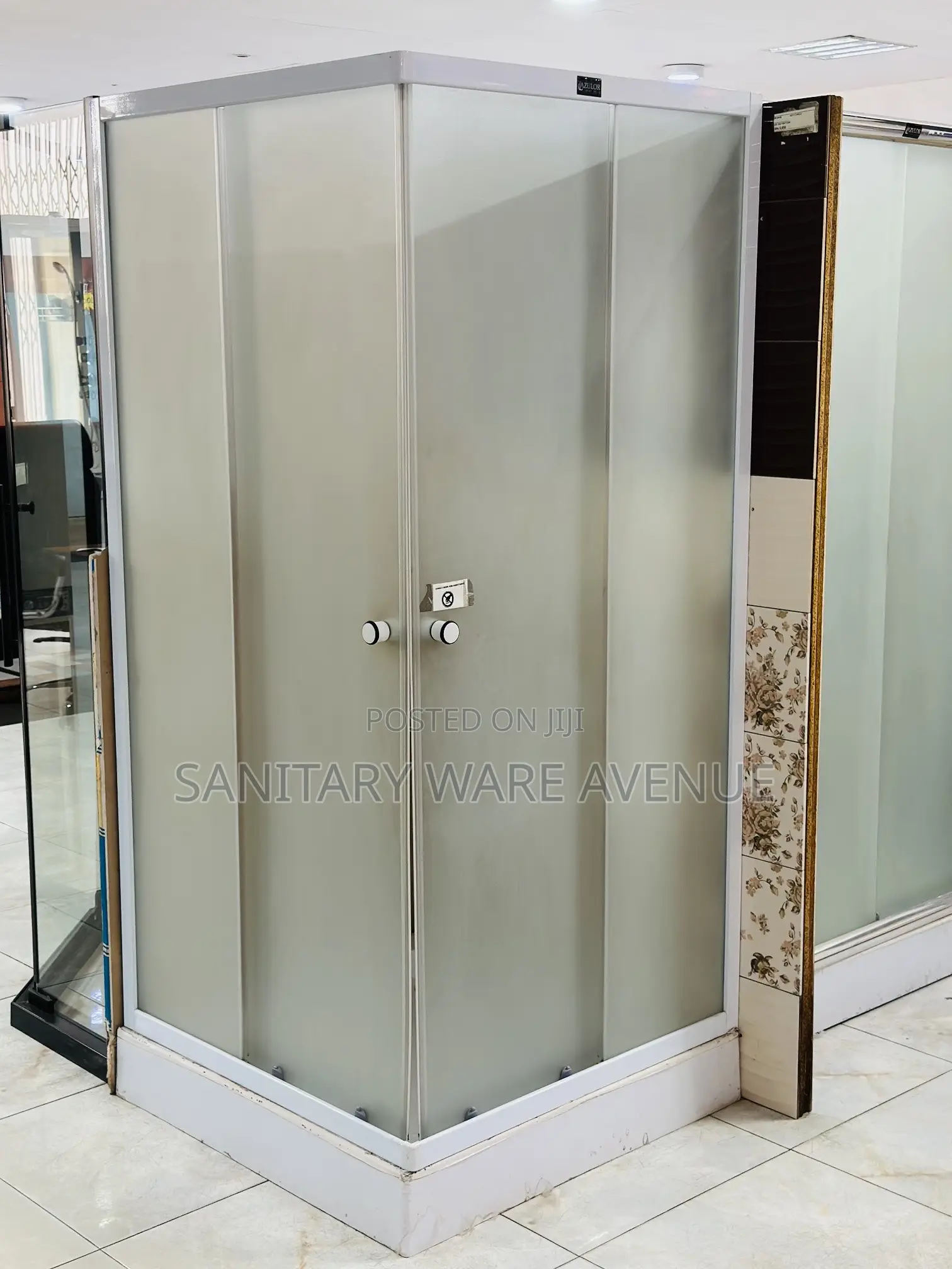 Frosted Bathroom Glass - Shower Cubicle - Plain Glass Room