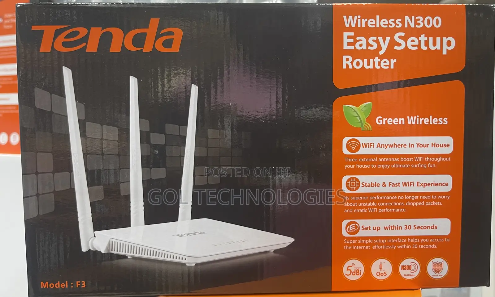 Easy Setup N300 Wireless Router 3in1