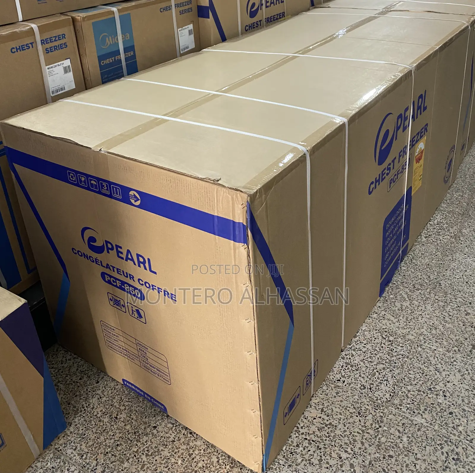 708liters Deep Freezer Pearl