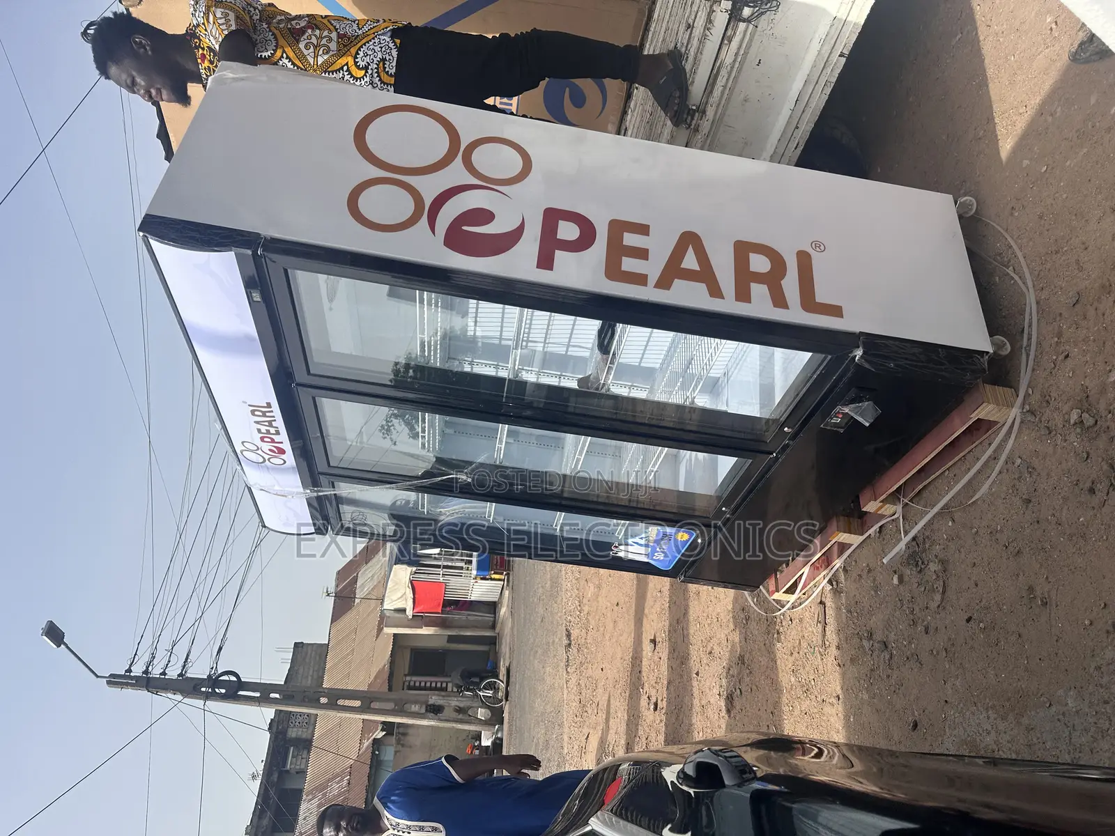 Text Us for Your Pearl PVC-150 Three Doors Display Fridge