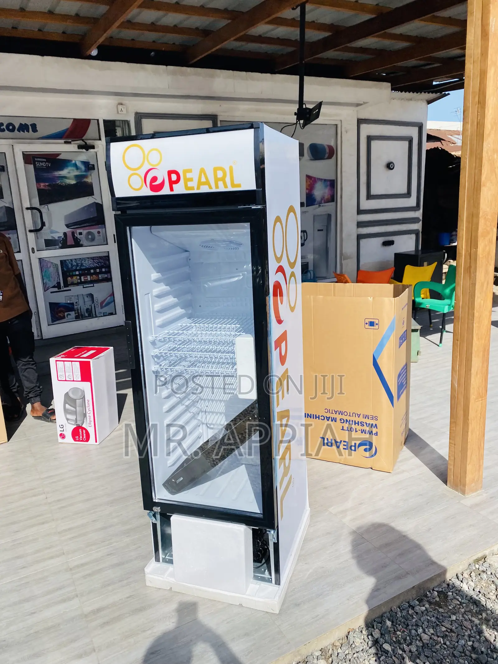 Durable and Affordable Pearl PVC-316-2b Display Fridge.