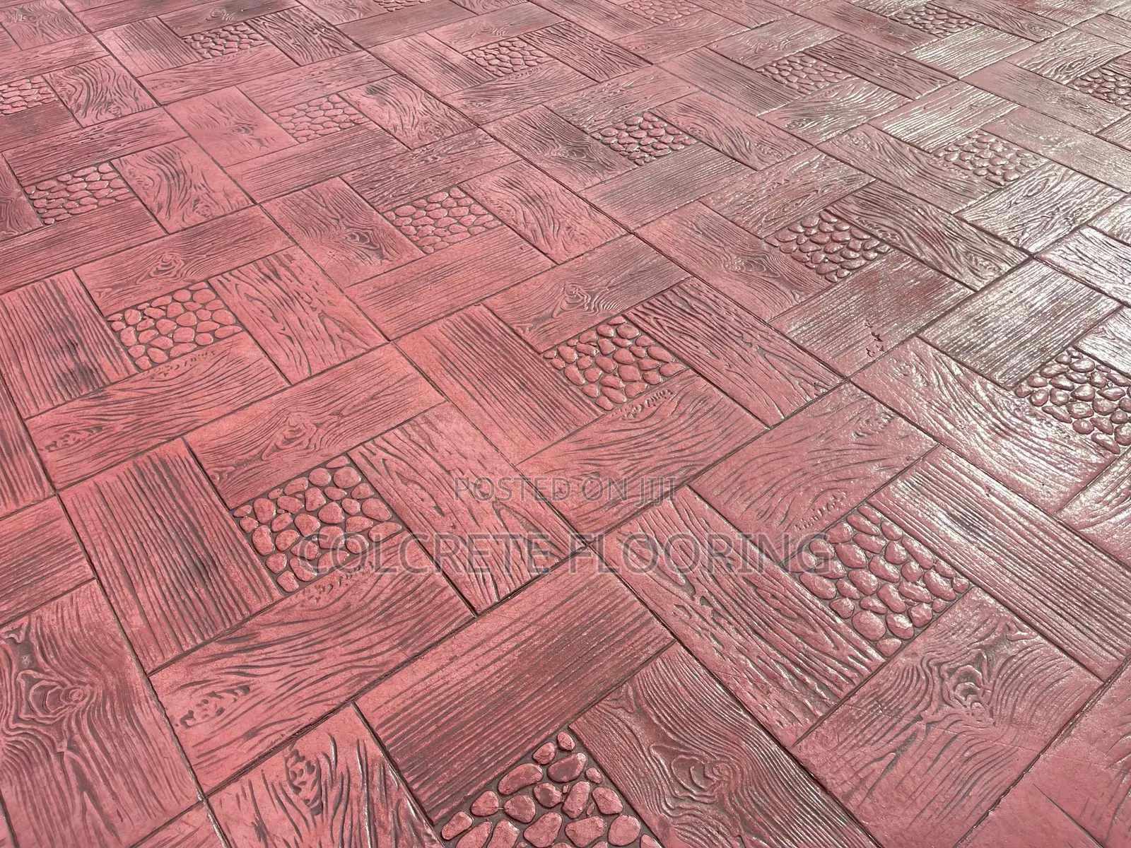 Pebble Stamped Concrete