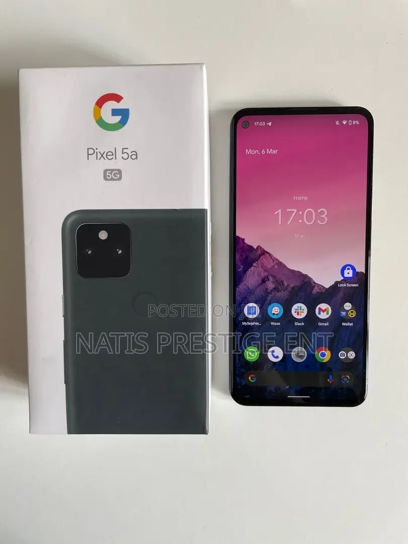 New Google Pixel 5a 5G 128 GB Black