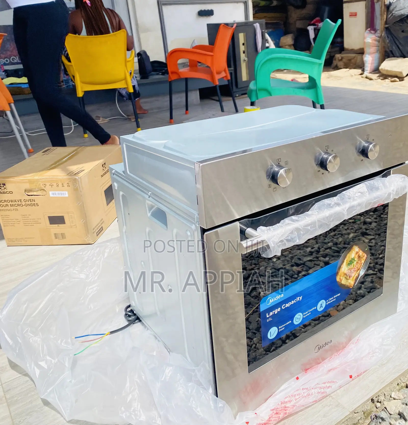 Shop Midea Built-in Electric Microwave(Gray) 65m80m1.