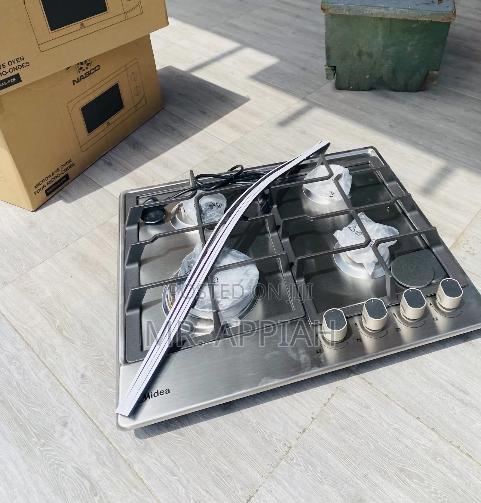 Well Design(60g40me)Midea Built-in 4 Gas Cooker