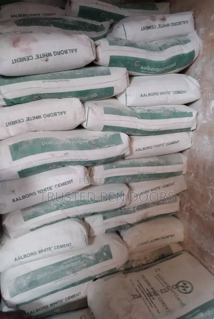Durable Aalborg White Cement 50kg for Pools+Glass Block