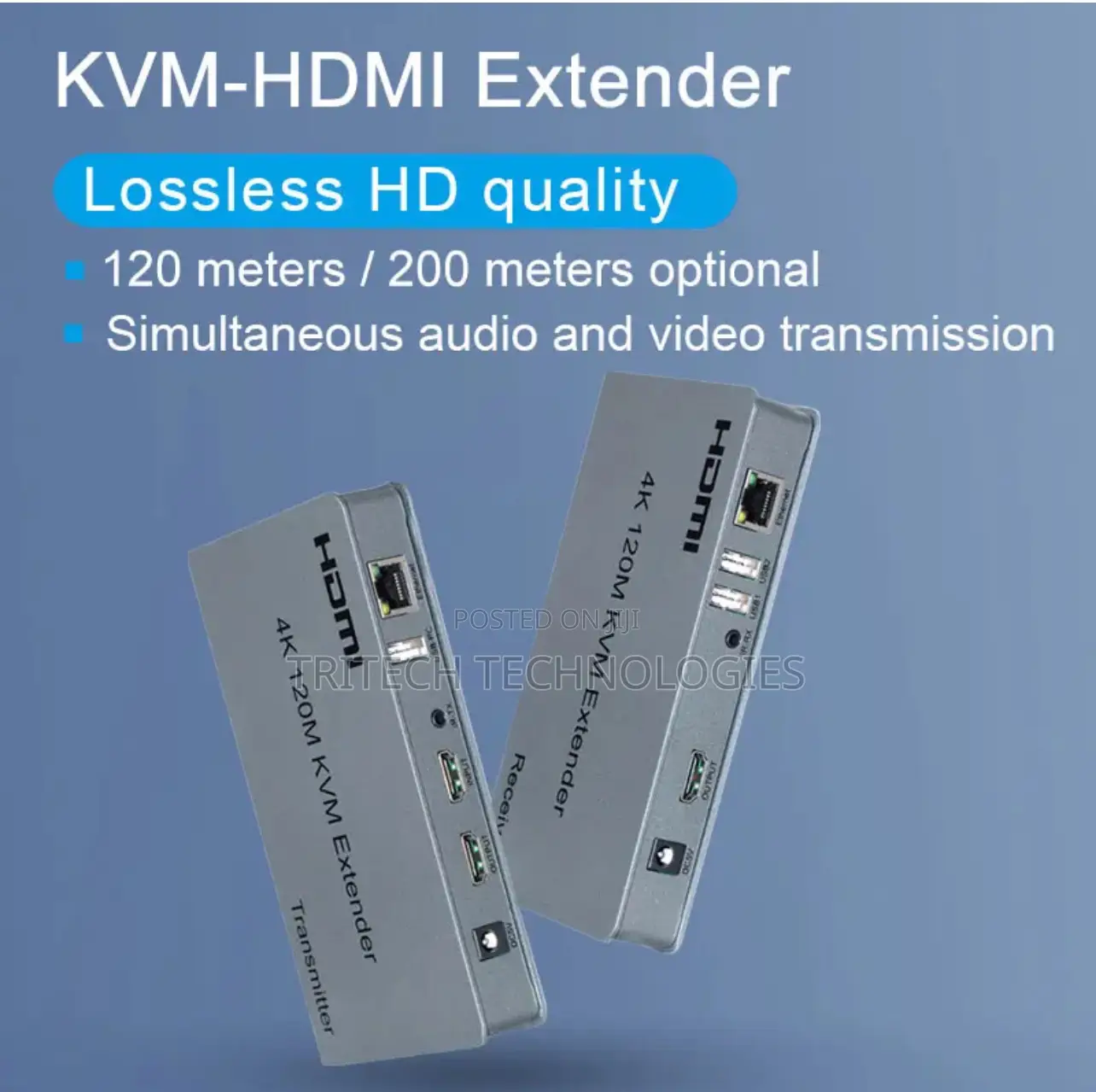 HDMI Extender by Cat5e/6 120 UTP Up to 120 Meters for 1080p