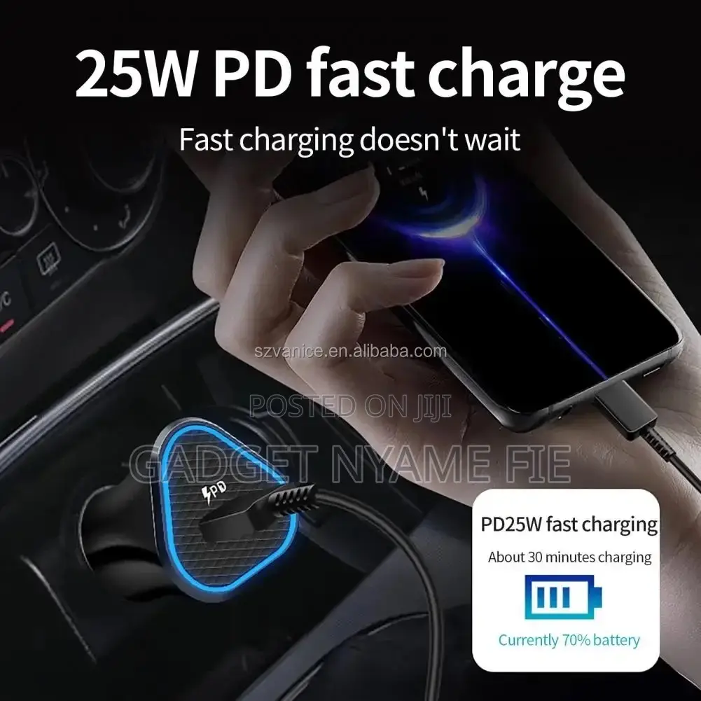 Wireless Car Fast Charger 25 Watts