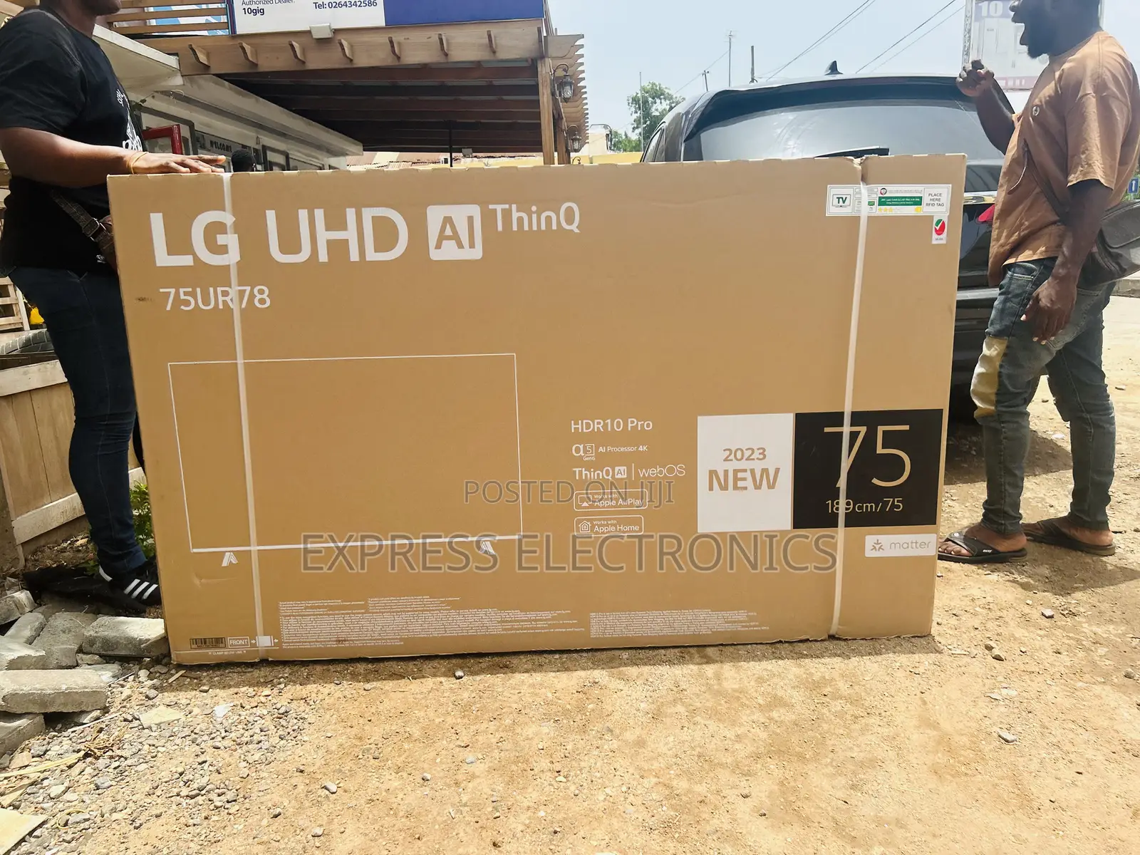 Powerful Display UHD Smart Glossy LED Screen 75”UR78