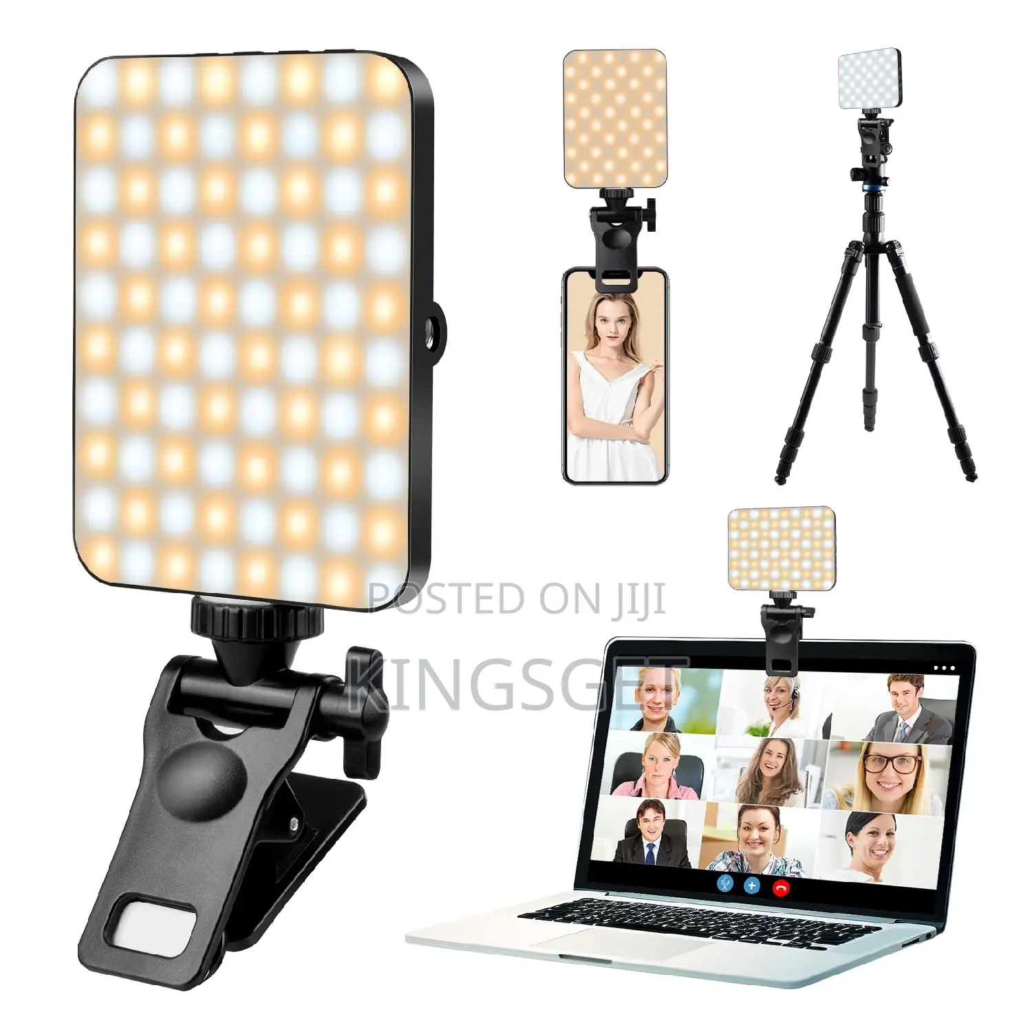 LED Portable Selfie Clip Video Light