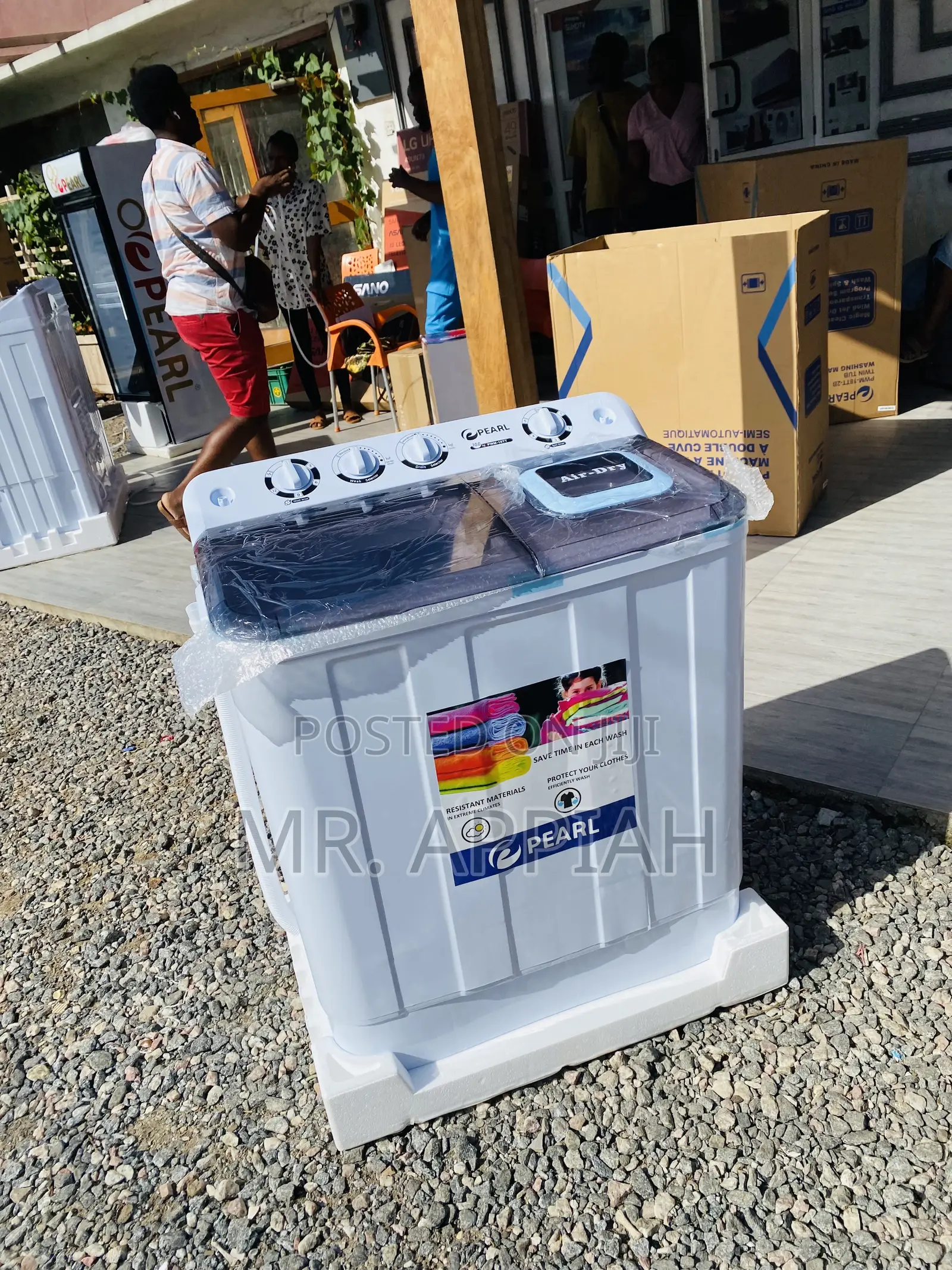 Classic Pearl 10kg Top Load Electric Washing Machine.