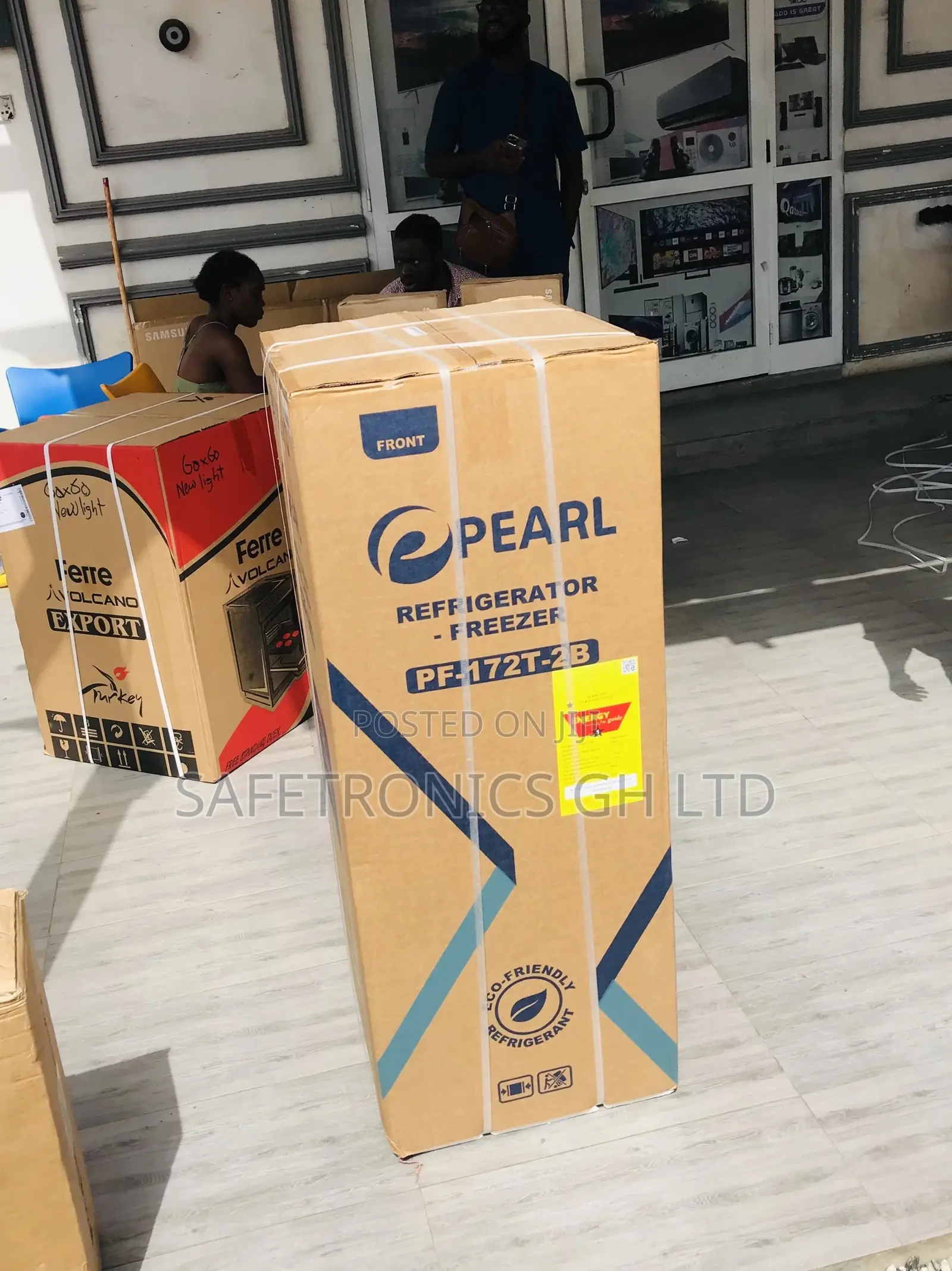 Durable Pearl Doubledoor Pf-172t Topfreezer Fridge