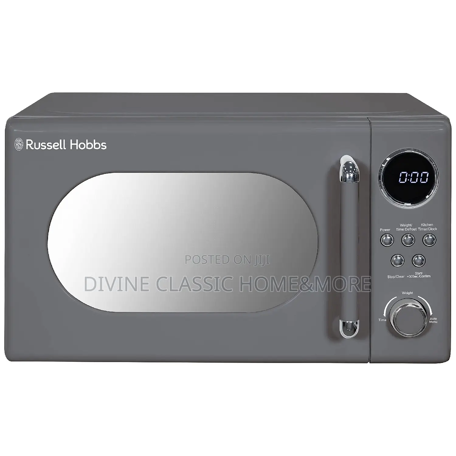 Russell Hobbs Rhm2044g Retro 20 Litre Grey Digital Microwave