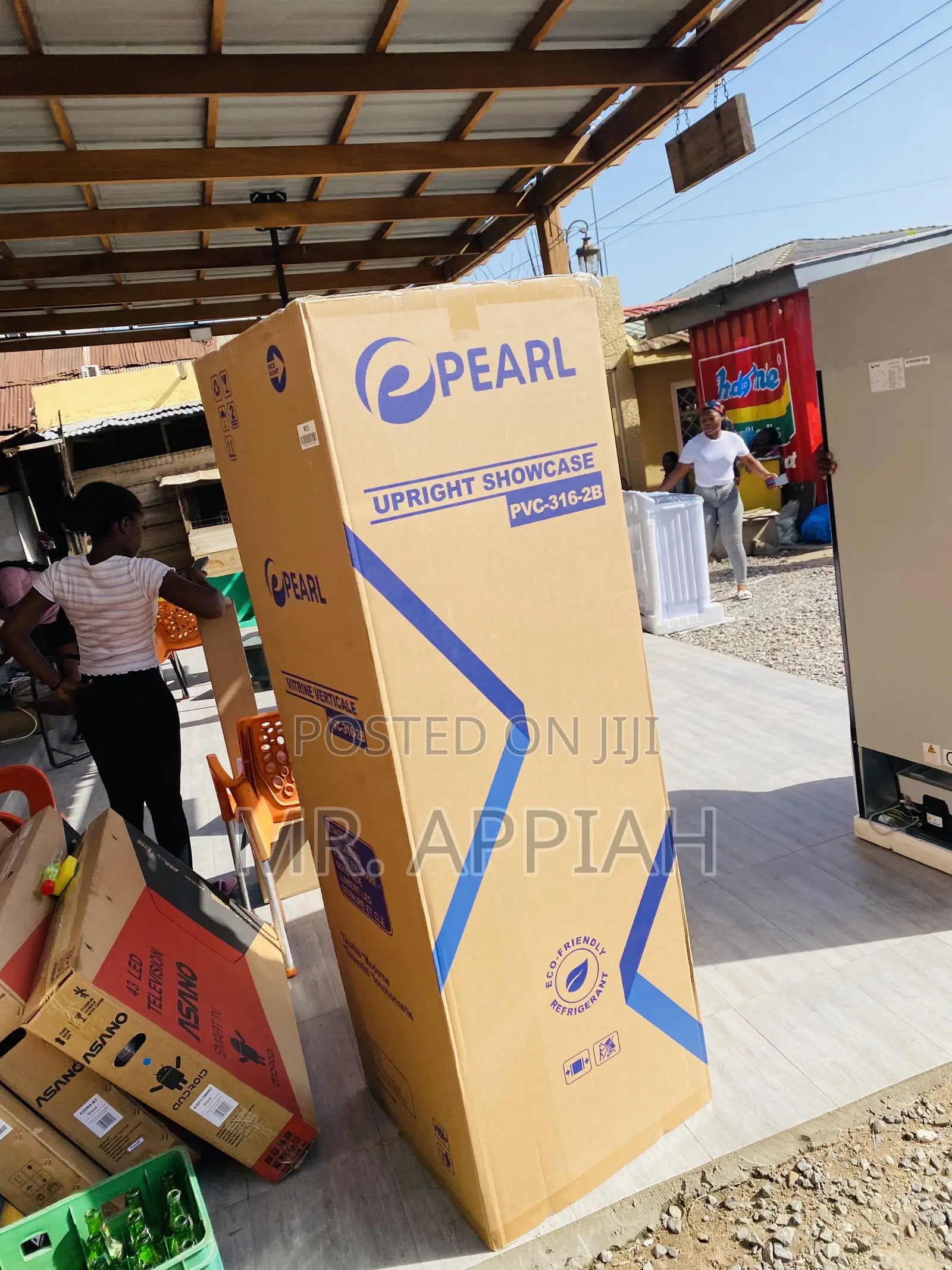 Fast Chilling Pearl 1 Door Display Fridge(Pvc-316-2b).