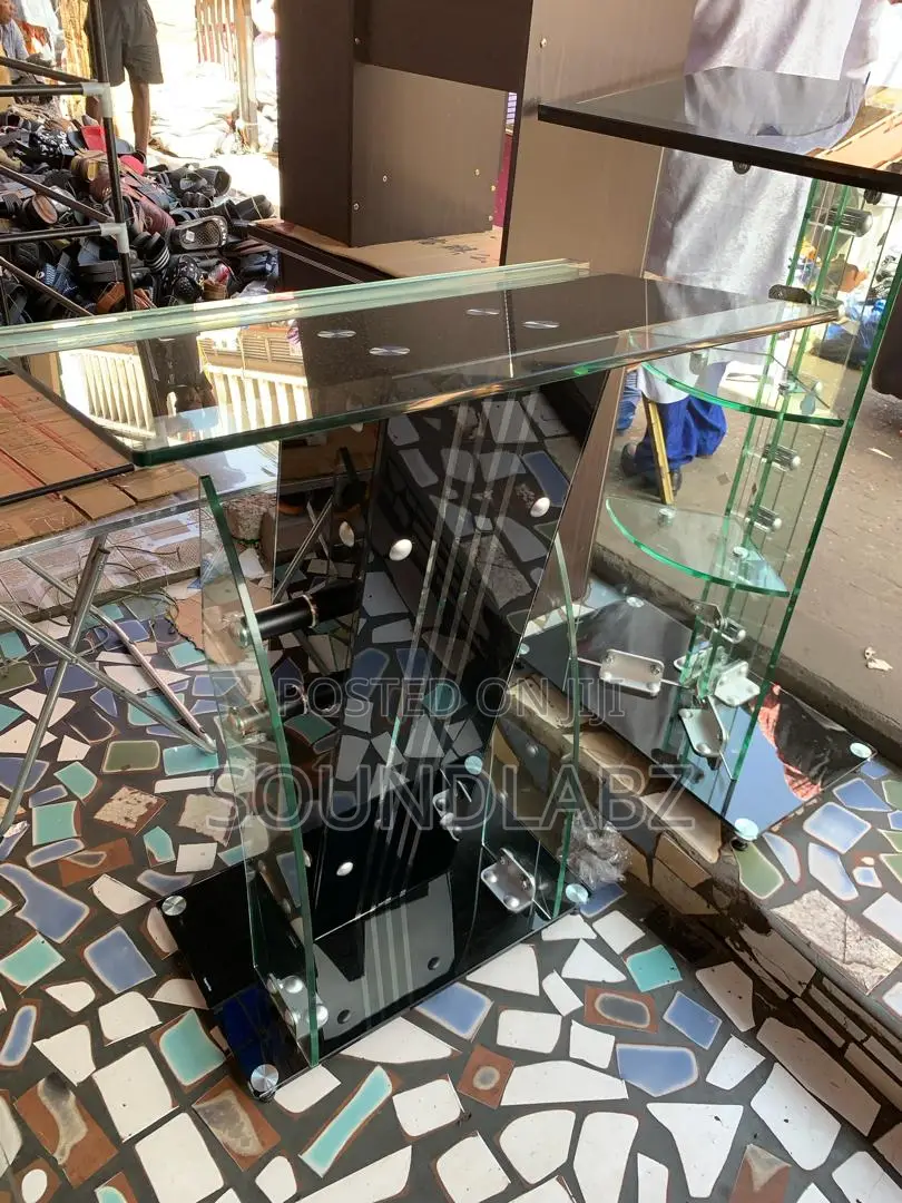 Glass Pulpit (Sleek Black)