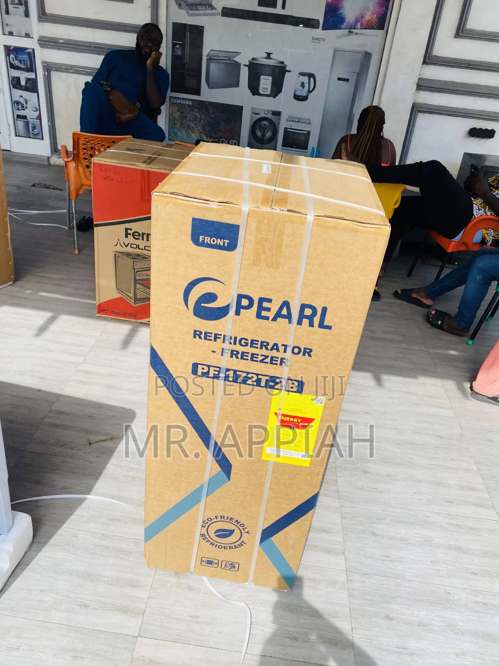 Fast Cooling Pearl Pf-172-2b 2 Door Electric Refrigerator.