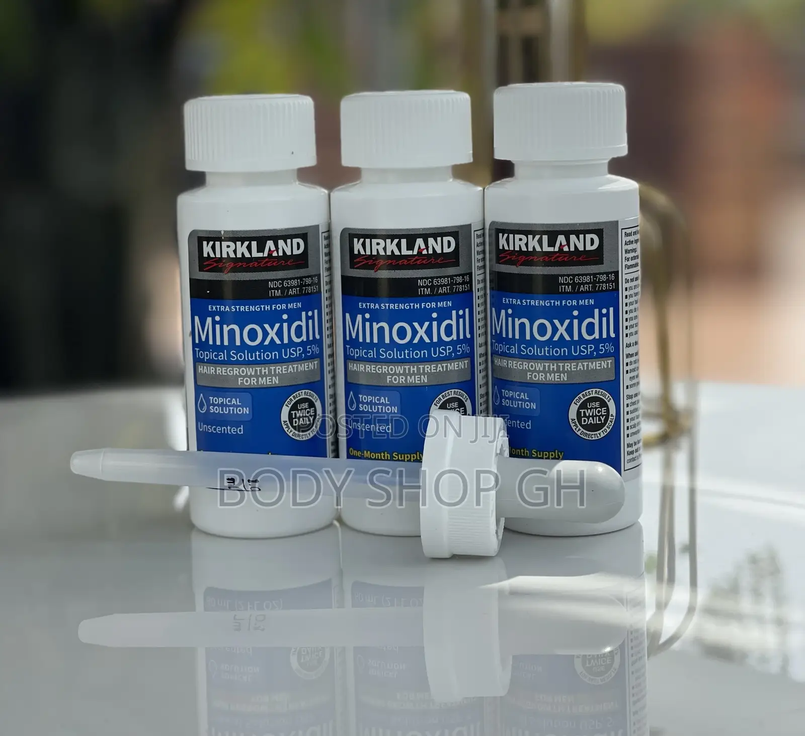 Undiluted Kirkland Minoxidil Beard and Hair Booster
