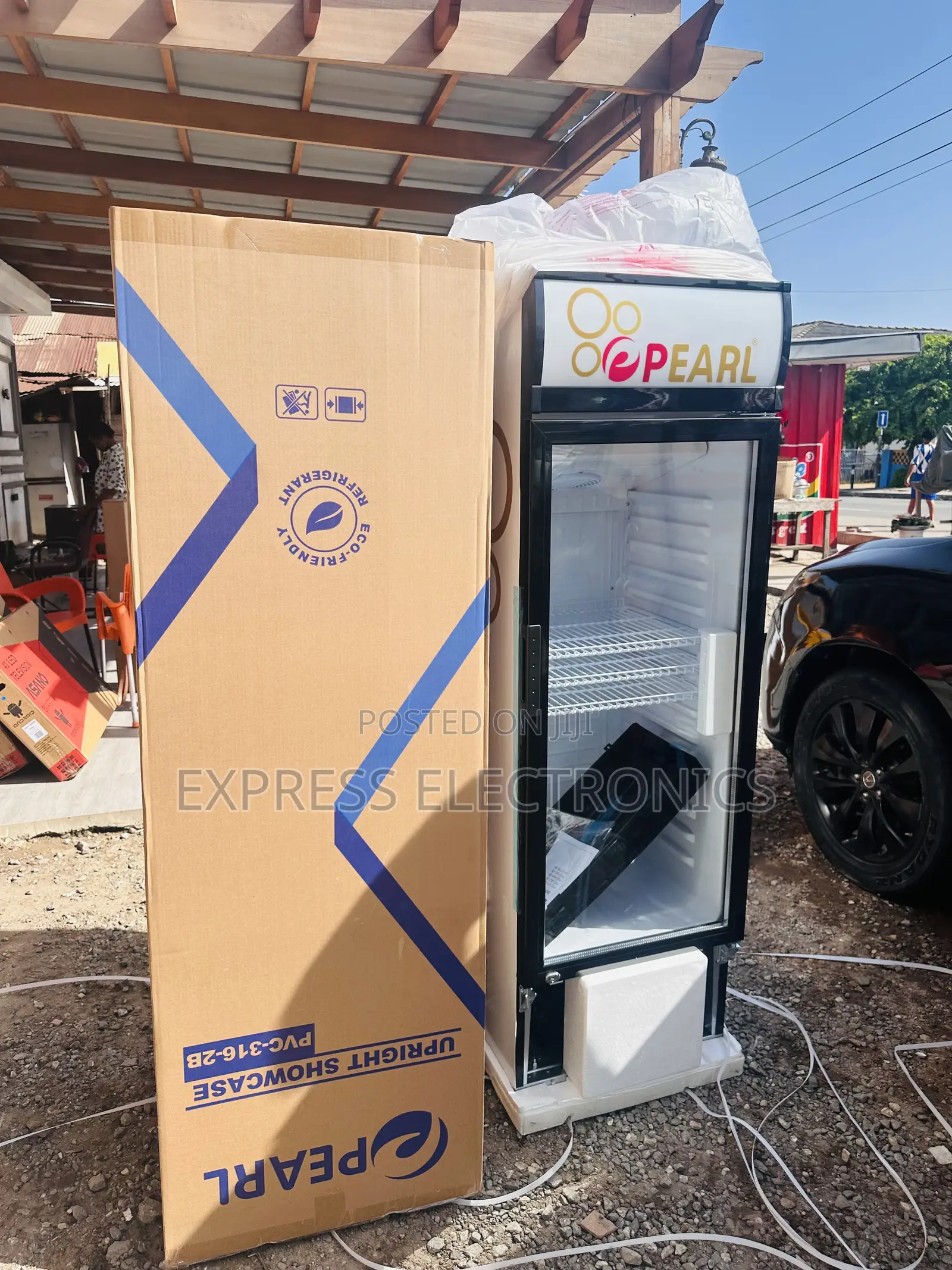 See Through Single Door Display Fridge Pearl Apvc-316