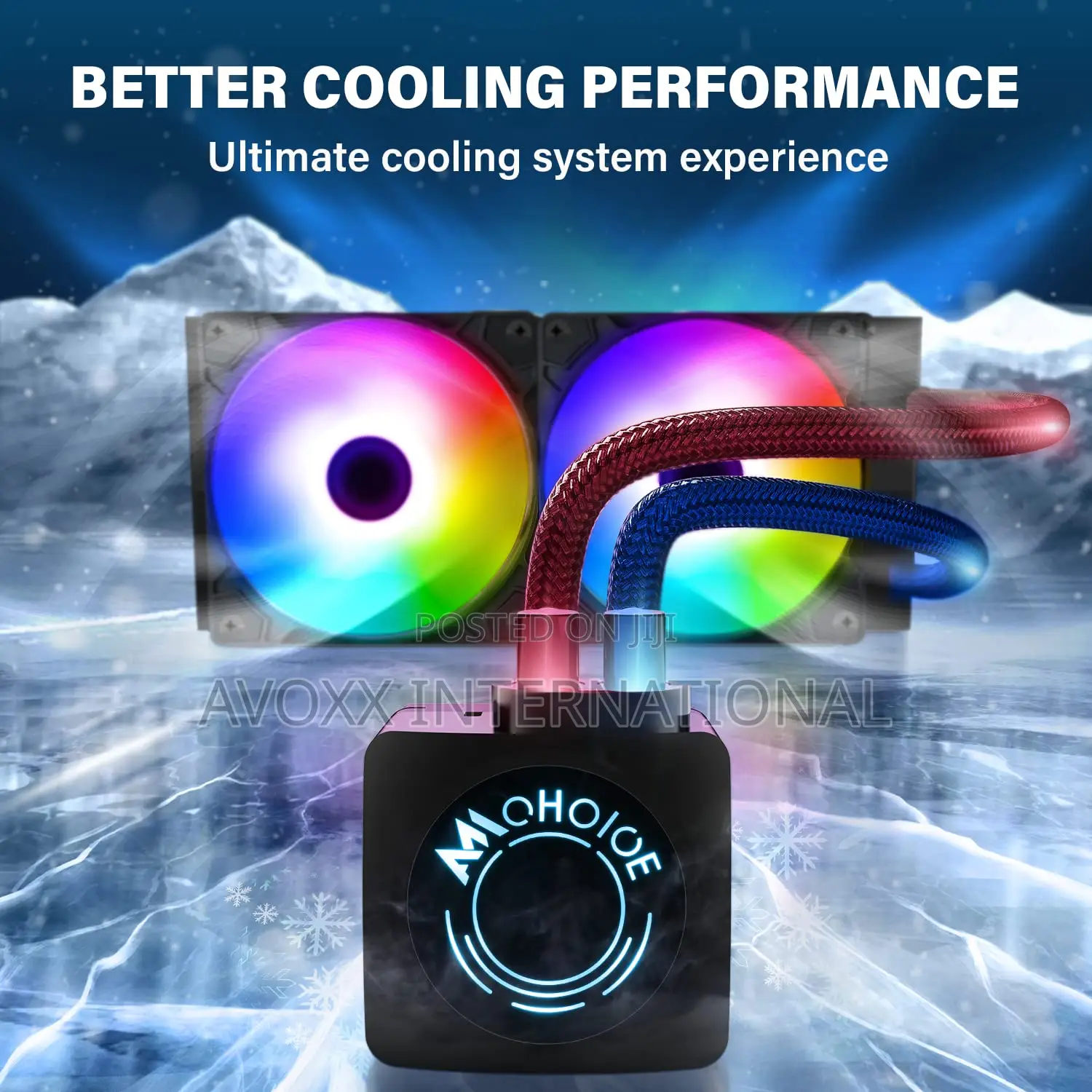 240mm CPU Water Cooler, ARGB CPU Liquid Cooler/Rsl06-240-Arg
