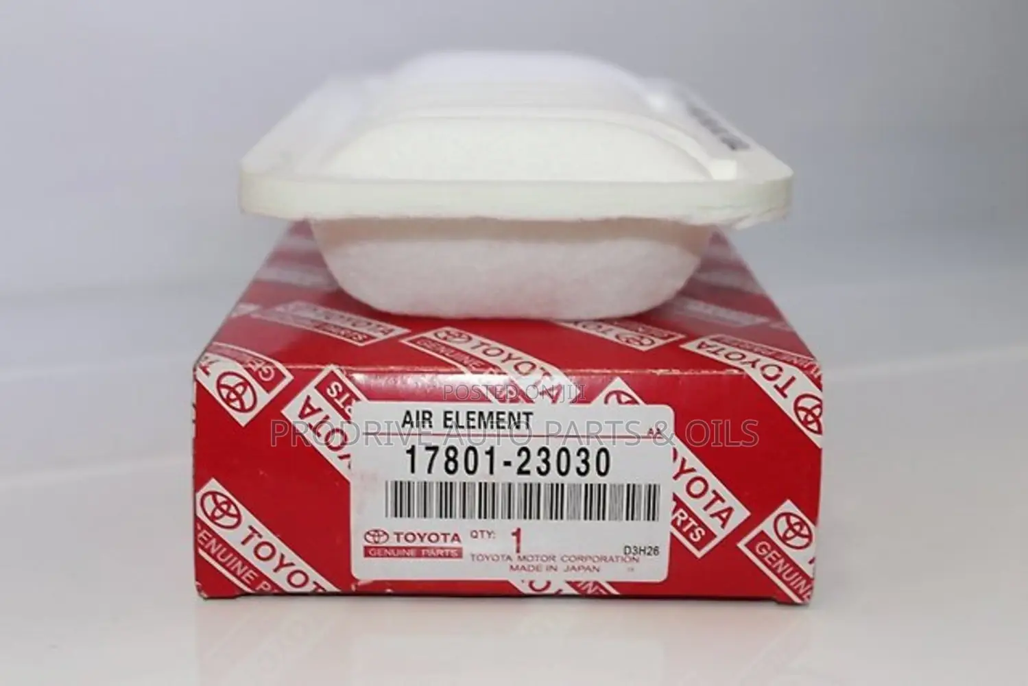 Toyota Vitz 17801-23030 Engine Air Filter Element