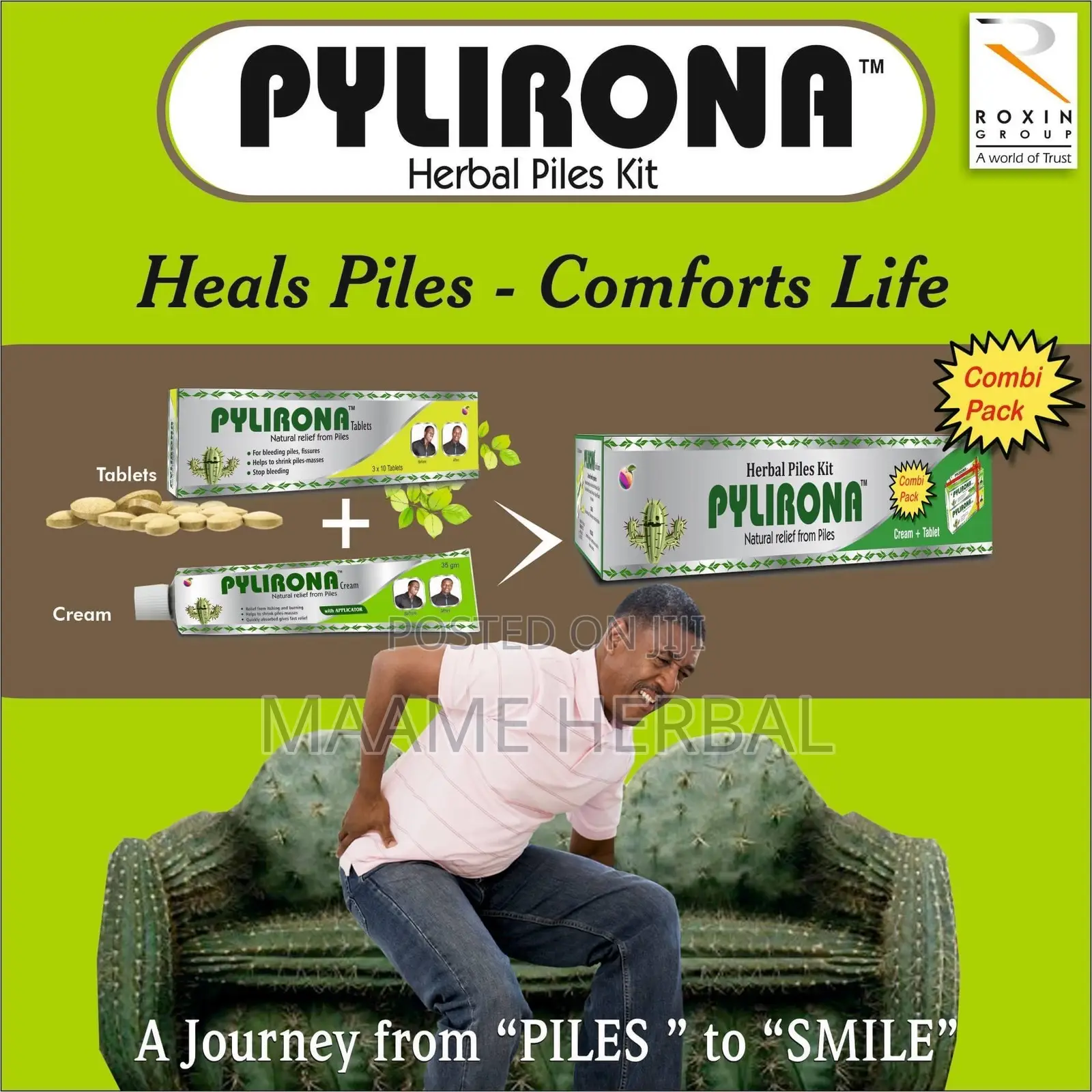 Pylirona Herbal Piles Kit