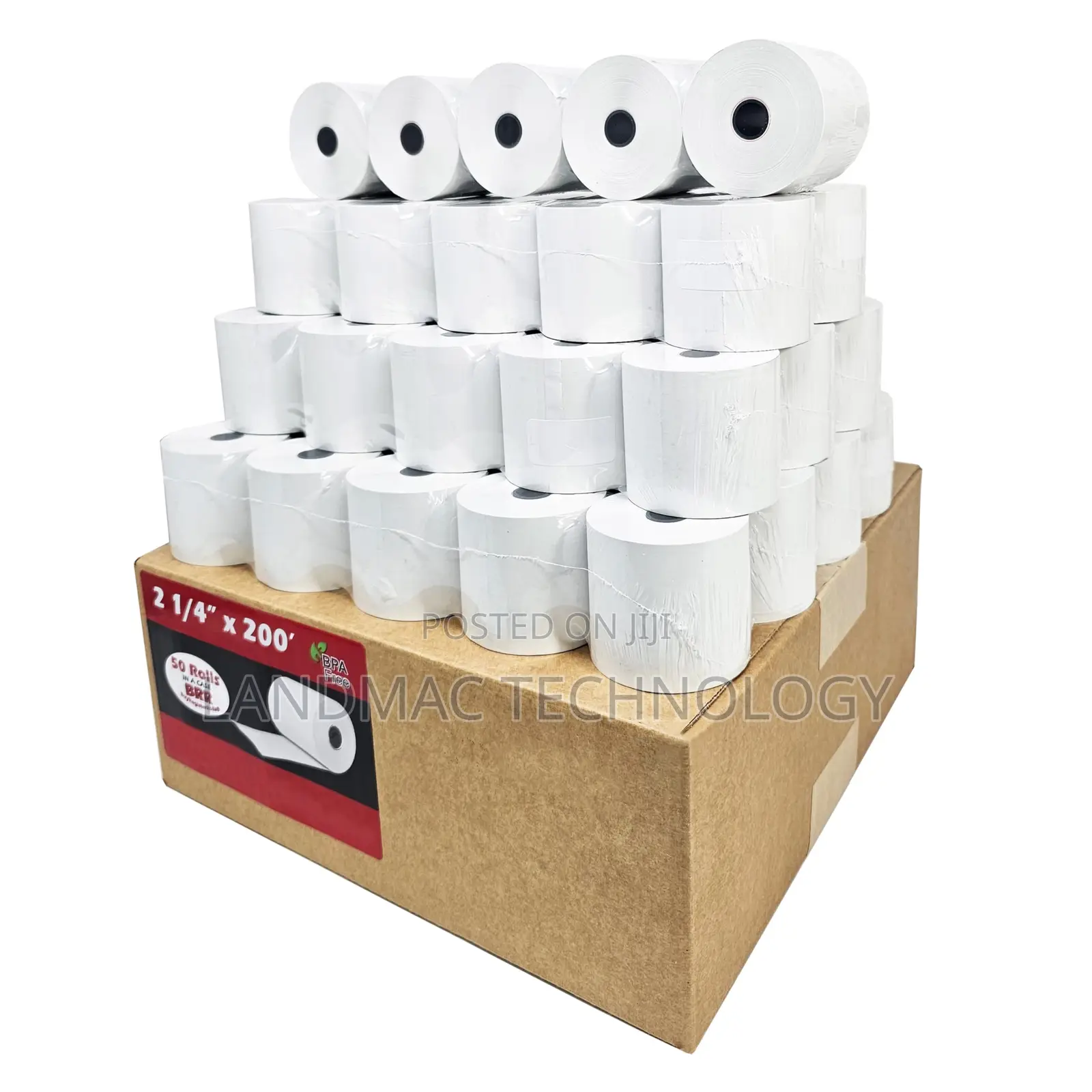 Thermal Receipt Printer Paper Rolls - 80mm X 80mm - White