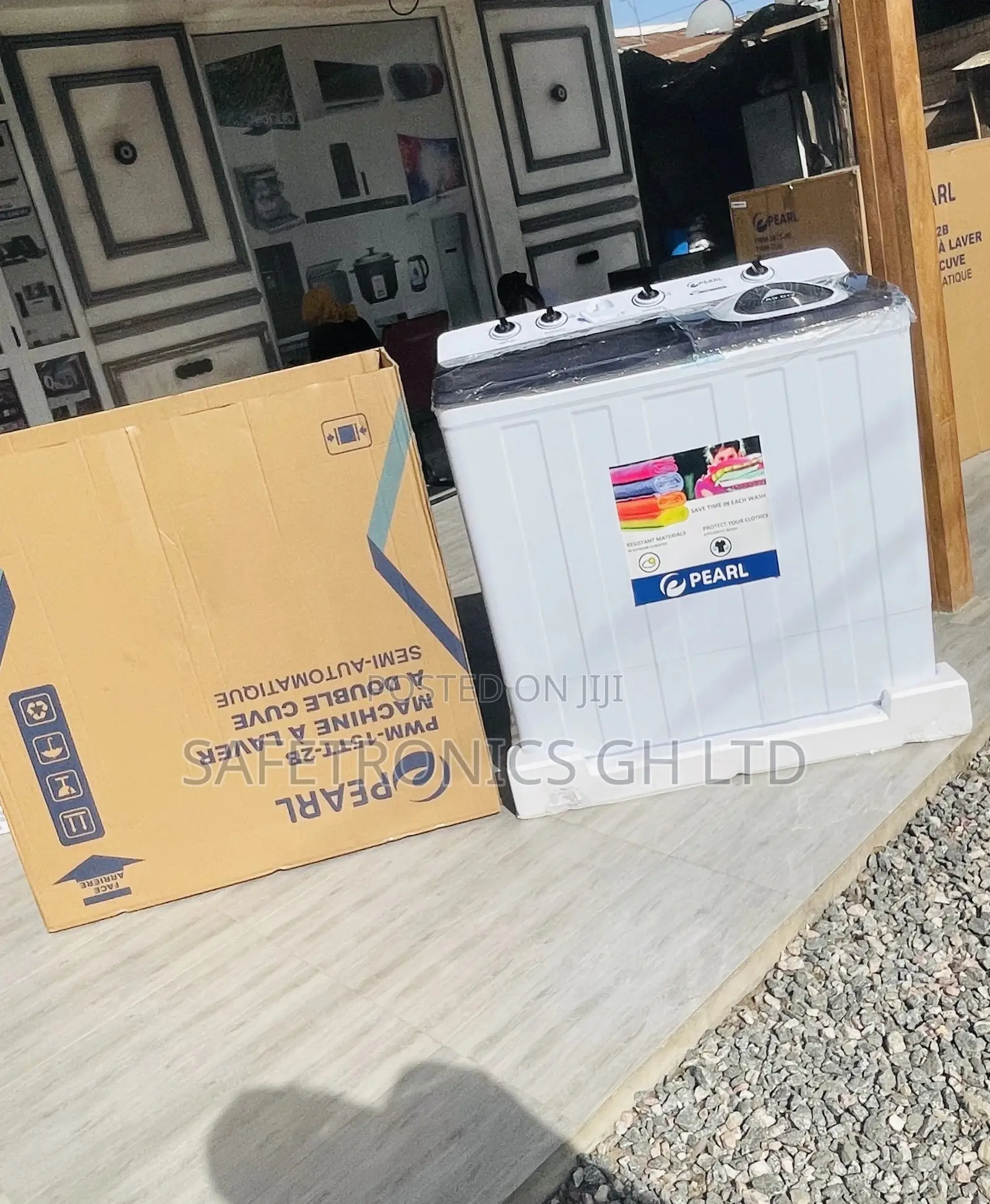 Essential Topload Semiautomatic 15kg Pearl Washingmachine
