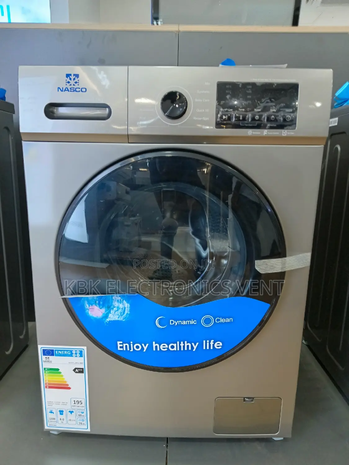 Nasco 9KG Front Load Inverter Washing Machine