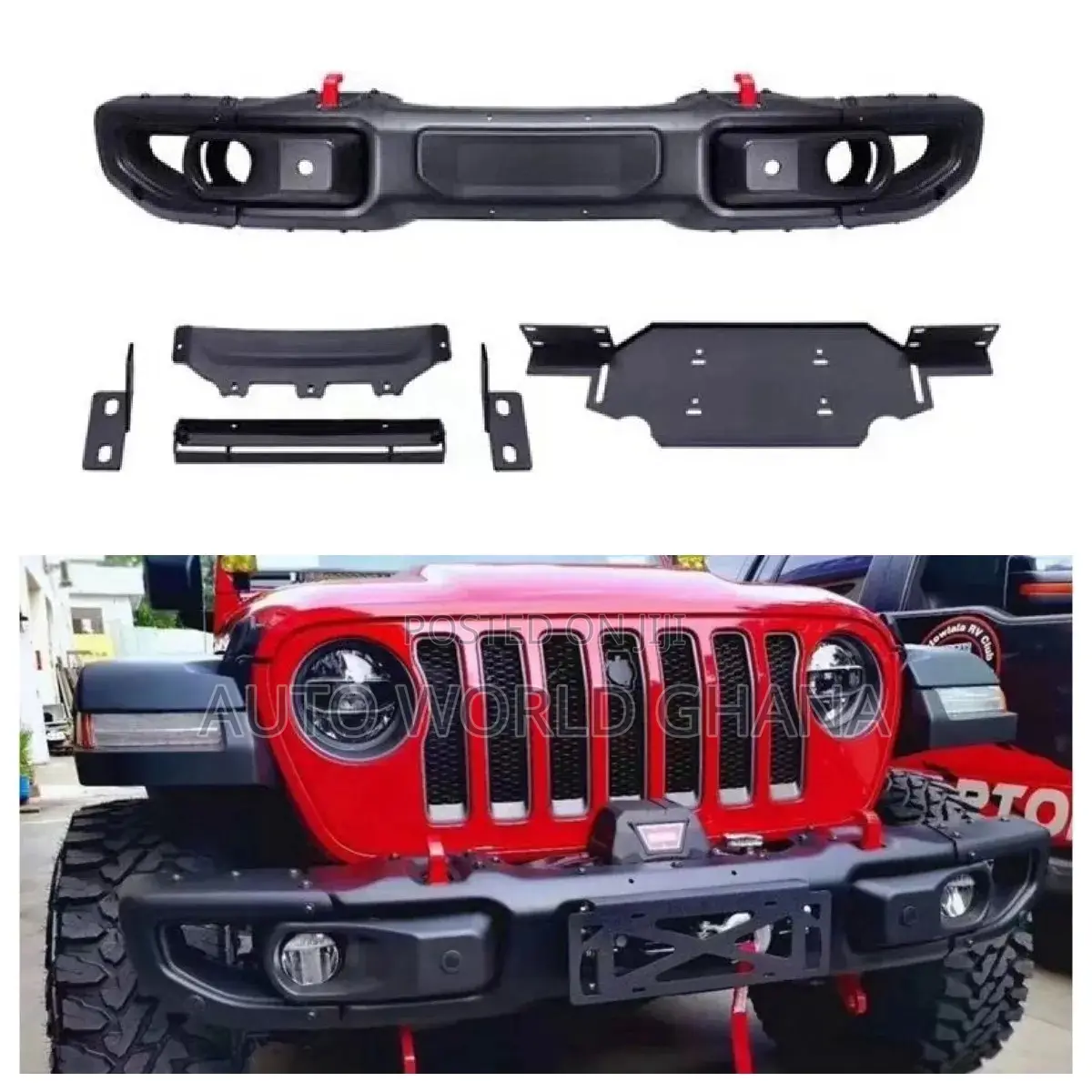 Jeep Wrangler JK JL Front Bumper Set 2018-2022