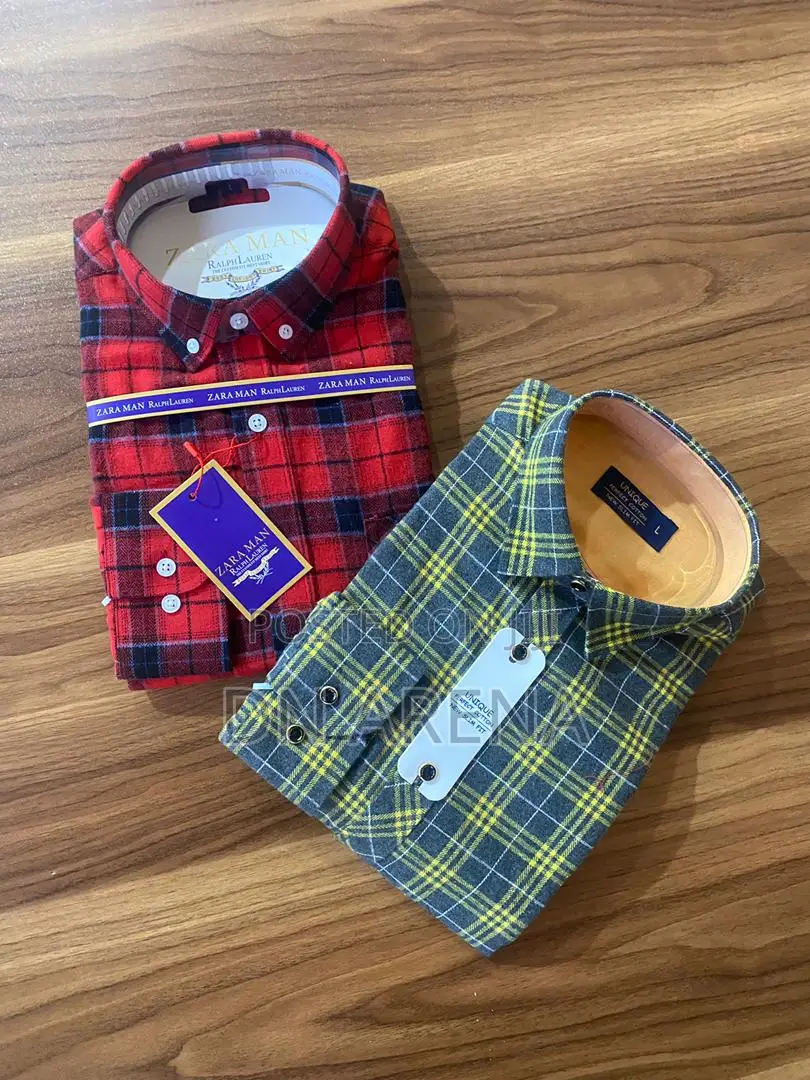 Gentleman Plaid Shirt Available. Size Ranges From, M L XL