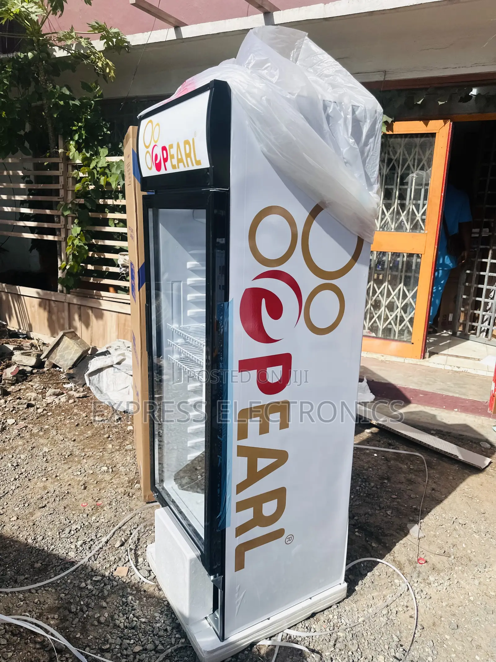 High Quality Display Fridge PVC-316 Single Door White