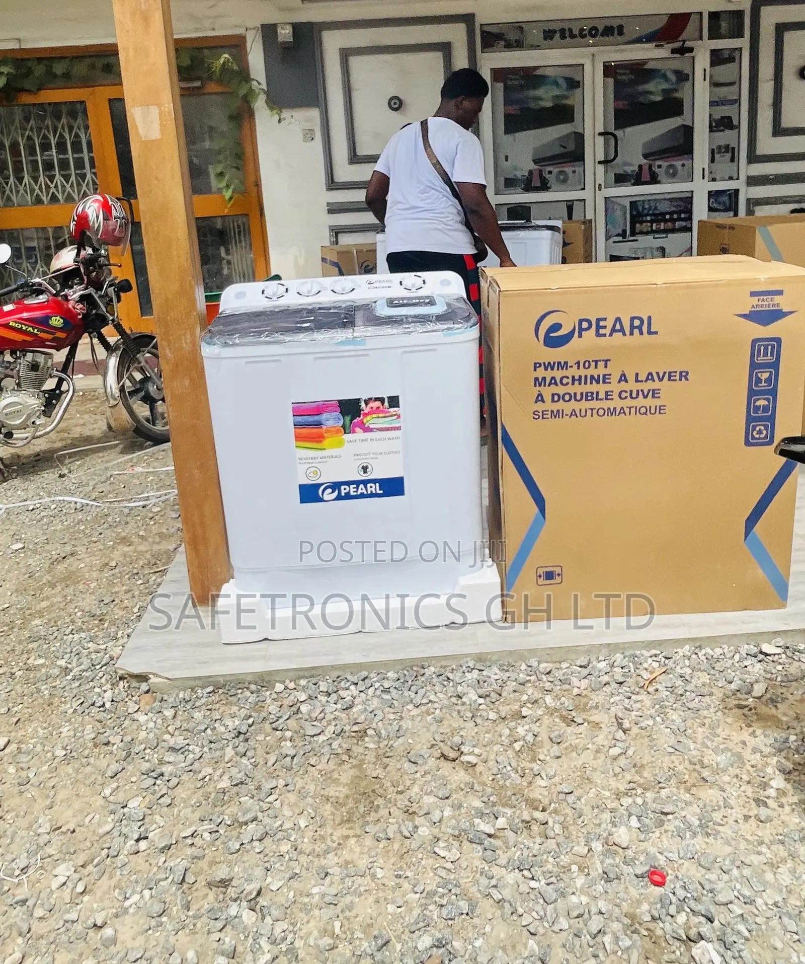 10kg Topload Semiautomatic Pearl Lasting Washingmachine