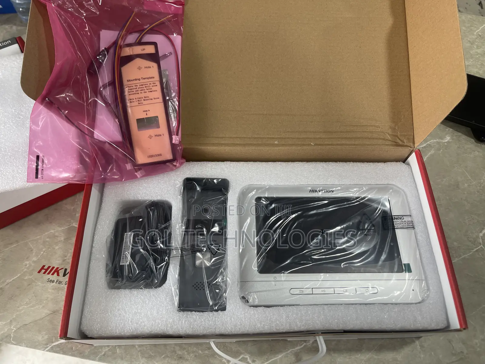 Hikvision Video Intercom 7inches Indoor Monitor