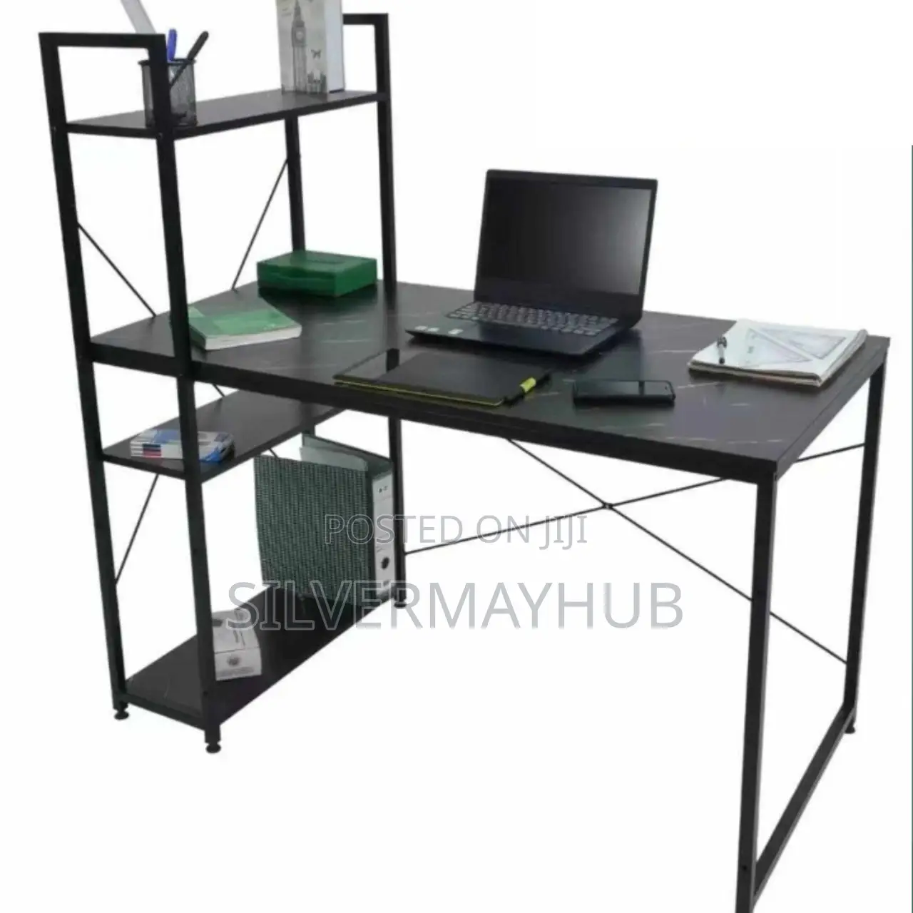 Computer Desk With Bookshelf Multipurpose Workstation for H