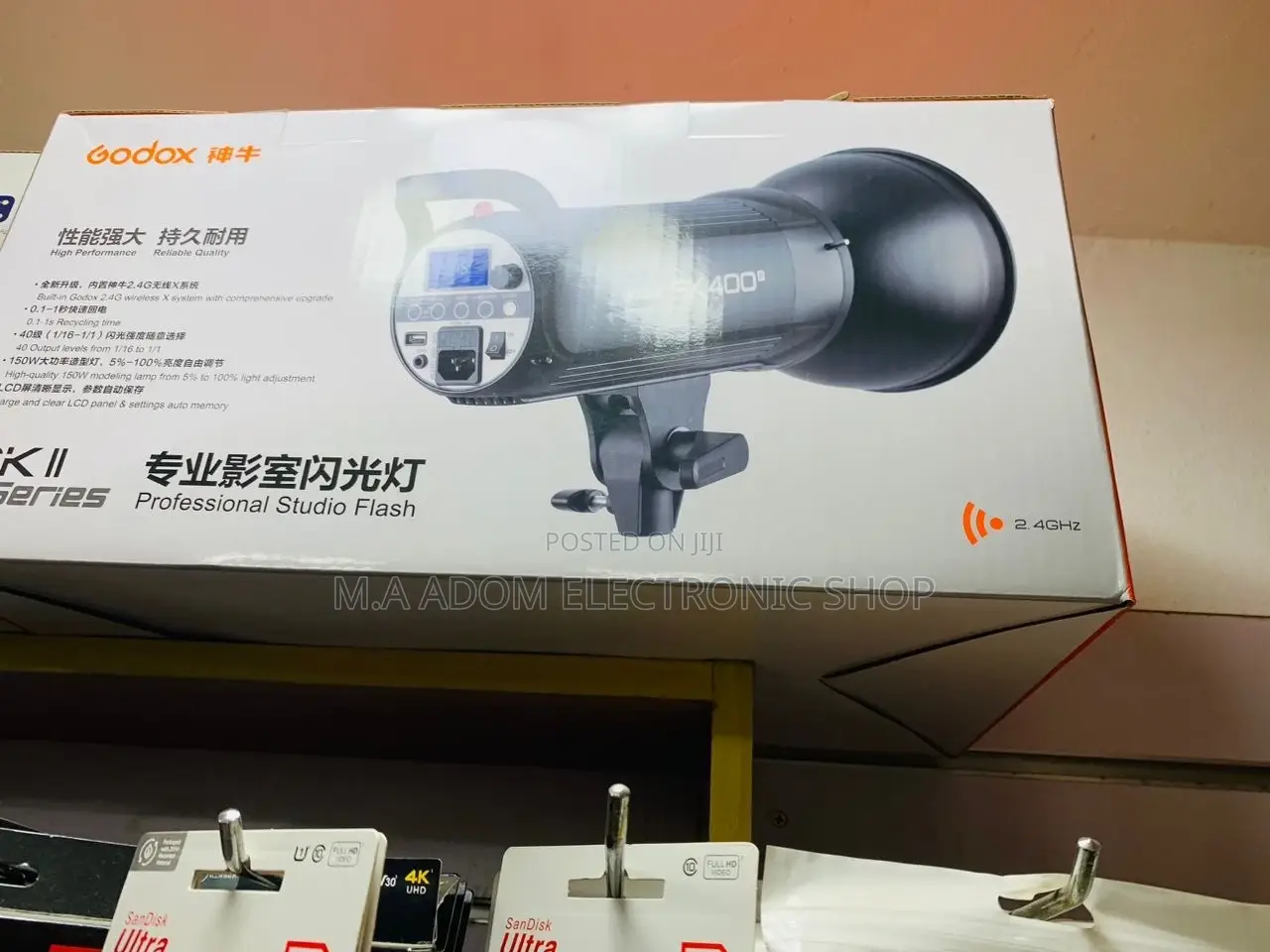 Lovely Design Godox SK 400 Studio Flash Led Light.