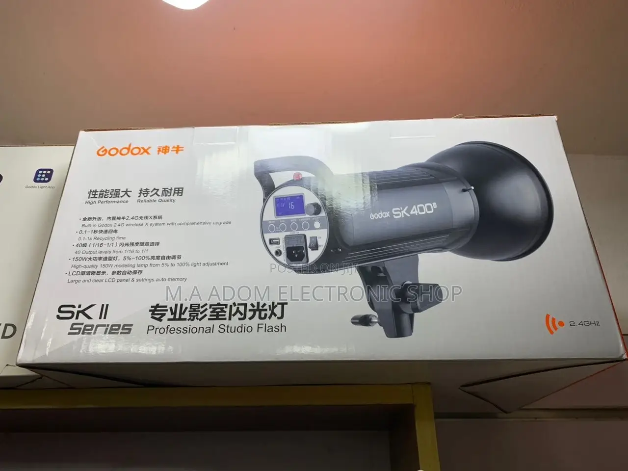 Sealed in Box Godox Studio Flash Led Light .