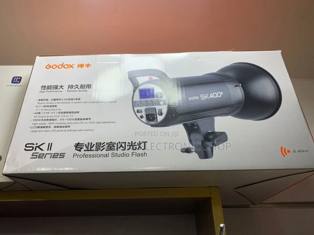 Newly in Stock Godox Sk 400 Studio Led Flashlight.