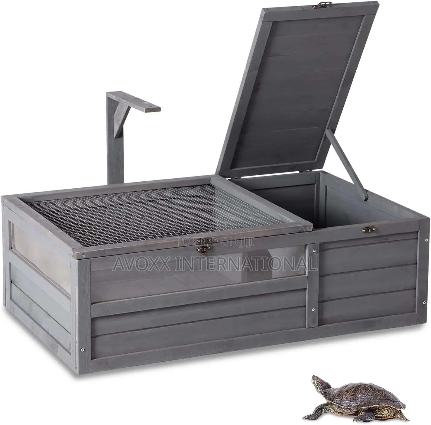 Grepatio Tortoise Enclosure, Tortoise House W/ Light Support