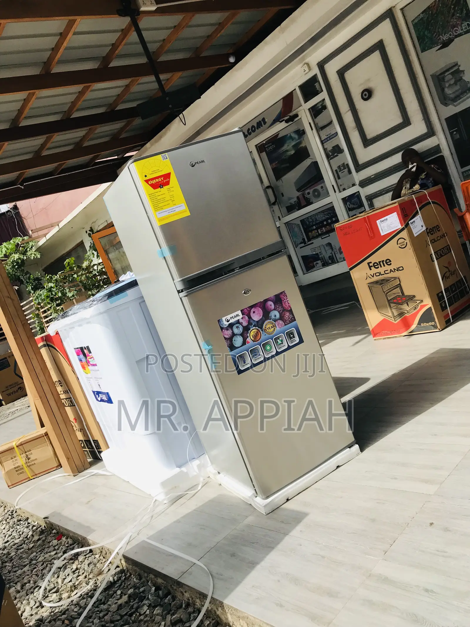 Well Design Pearl Pf-172-2b Double Door Fridge(Gray).