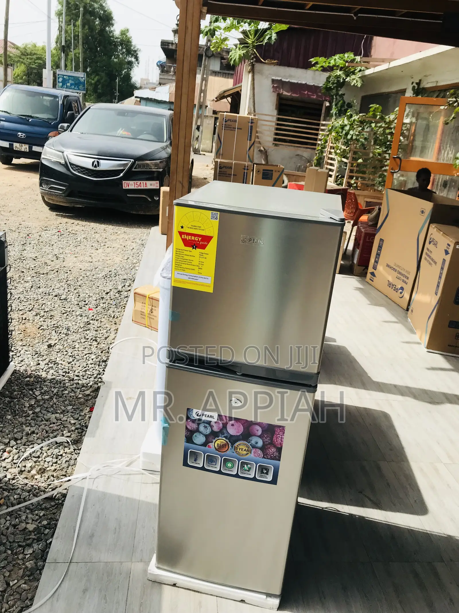 Lovely Design Pearl Pf-172-2b 2 Door Refrigerator(Gray).