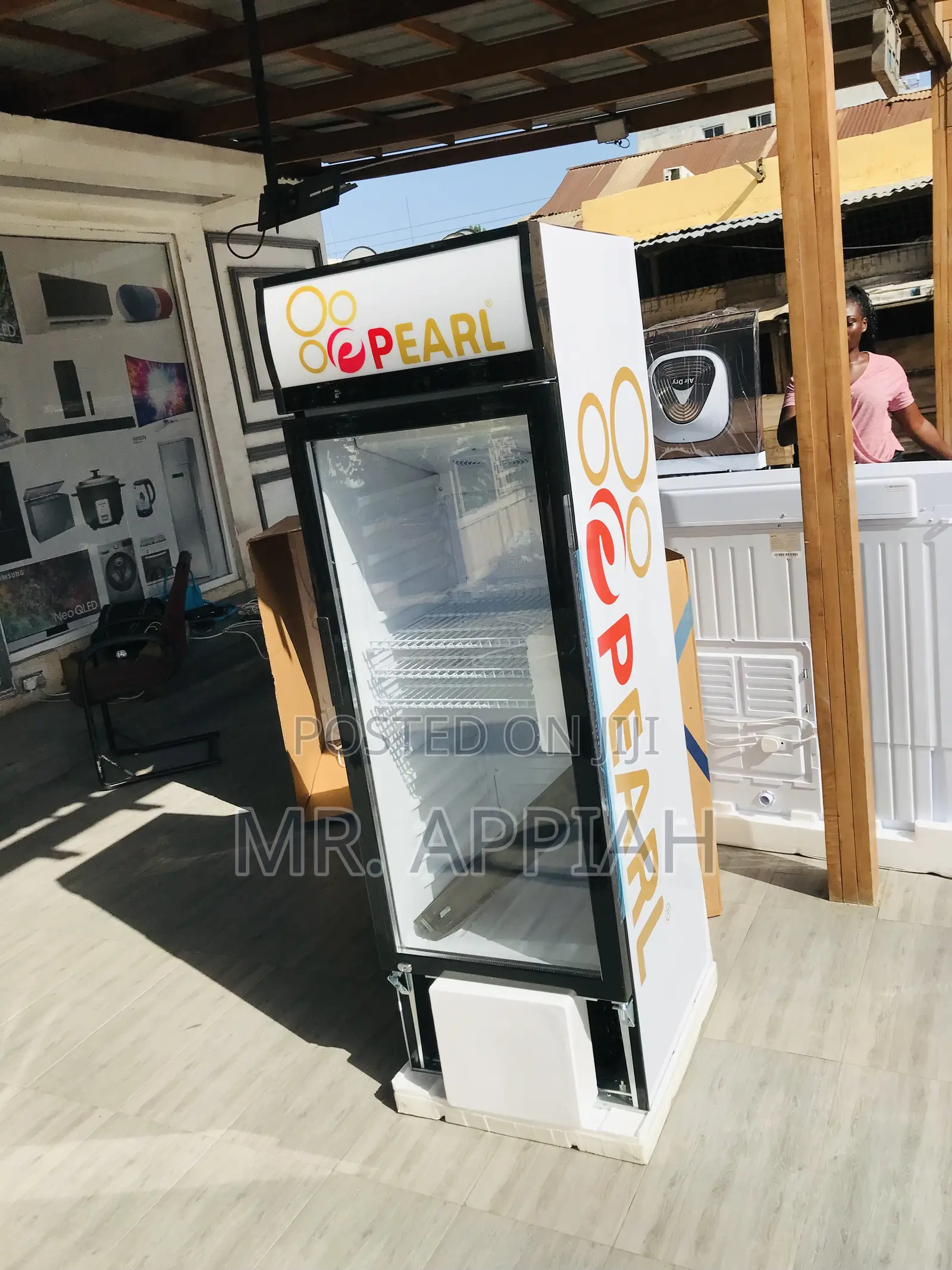 Latest Pearl PVC-316-2b Single Door Display Fridge.